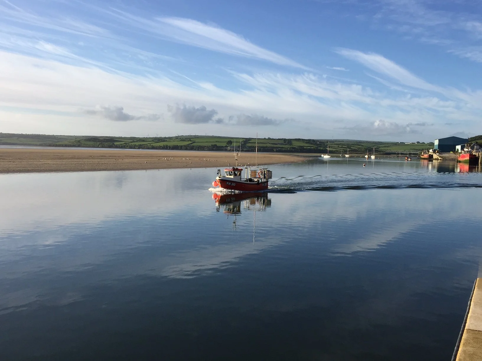 Padstow is still very much a working harbour.
Watching the fishing boats head out at first light is a reminder that this place has a life beyond tourism &mdash; and it's all the better for it. Get yourself out early enough on the trail and you'll cat