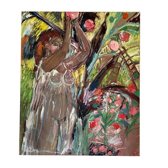 Eve picking the Apple