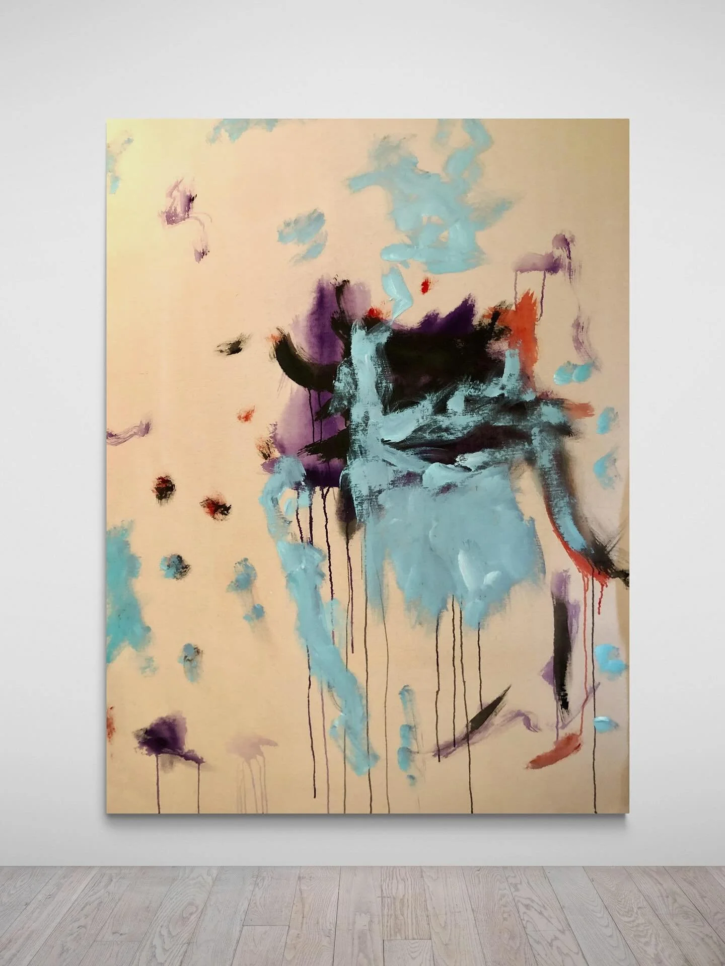 Untitled 70 (130 x 173 cm) by @susanne_reichling is available through @halfofvenus, DM or link in bio. Susanne Reichling lives and works in New York City and Mannheim, Germany. &lsquo;My approach to painting is an uncharted adventure that unfolds dir
