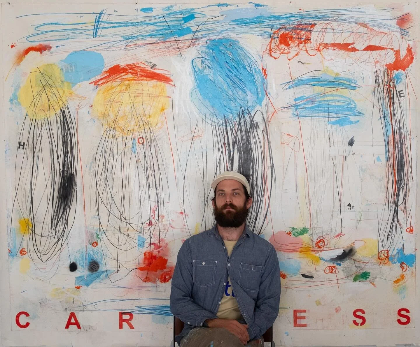 Meet @seth_bauserman, a featured painter at @halfofvenus Gallery. See his available work, link in bio.
Based in Richmond, Virginia, Seth Bauserman&rsquo;s works are considerations of human complexity, exploring how individuals are formed and sifted b