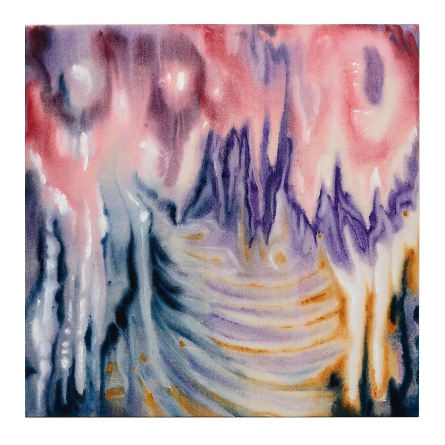 Feeling for the Deep by @valentinapalonen is available through @halfofvenus gallery, DM or link in bio. Valentina Palonen is a Finnish-Australian visual artist based in Naarm/Melbourne. Her practice draws on colour, intuitive impulses and automatic d
