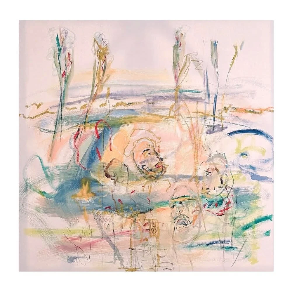 The Wildflowers Knew Her Name by @diana_ashley_ is available now through @halfofvenus gallery, dm or link in bio. Originally from Miami and now based in Brooklyn, Diana Ashley creates layered abstractions in acrylic paint and oil pastel, drawing from