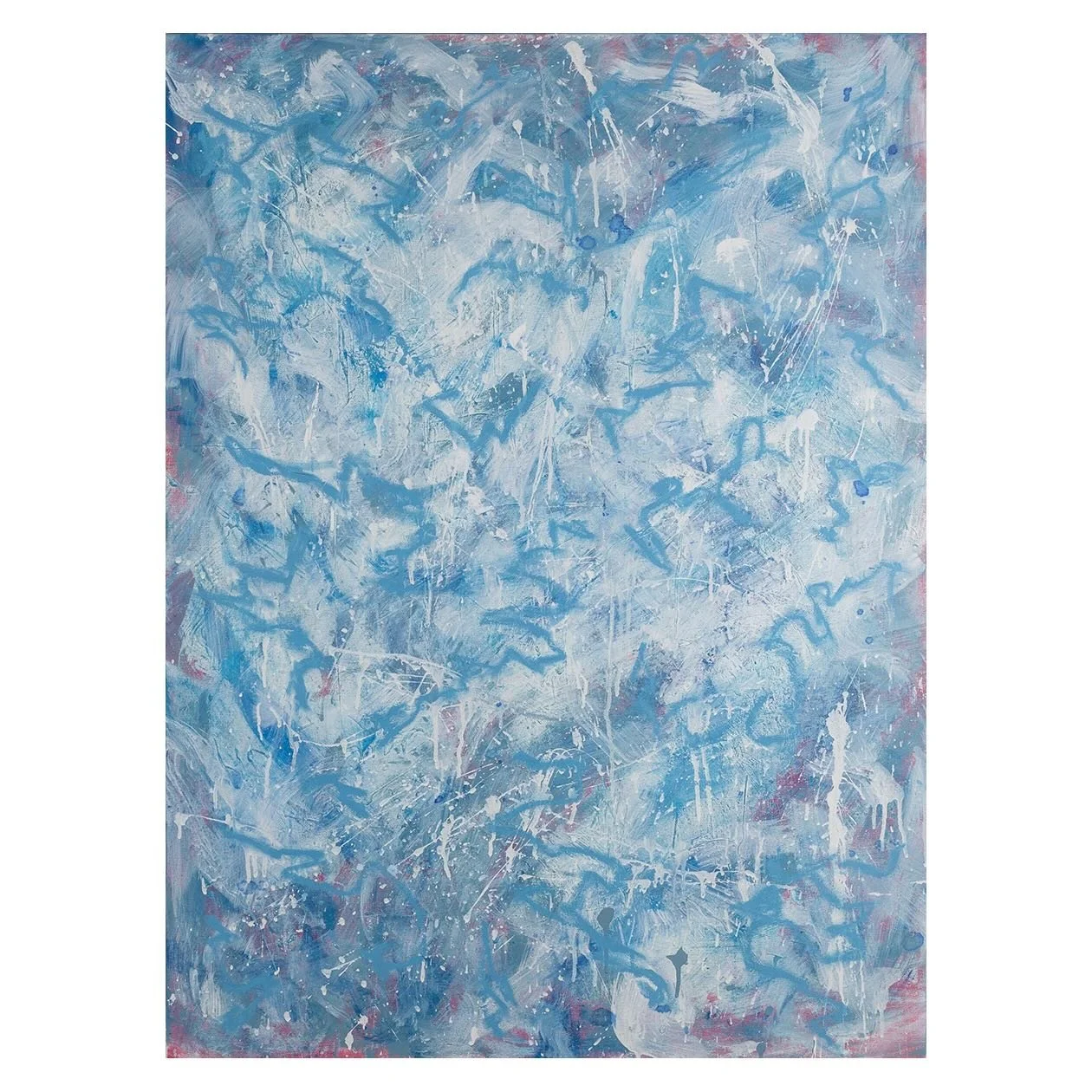 Good Night by @caroline_vincent_art is available on @halfofvenus  gallery, link in bio or DM. Caroline Vincent is a french self taught abstract expressionism artist heavily guided by the movement&rsquo;s technique and process and whose work is a test