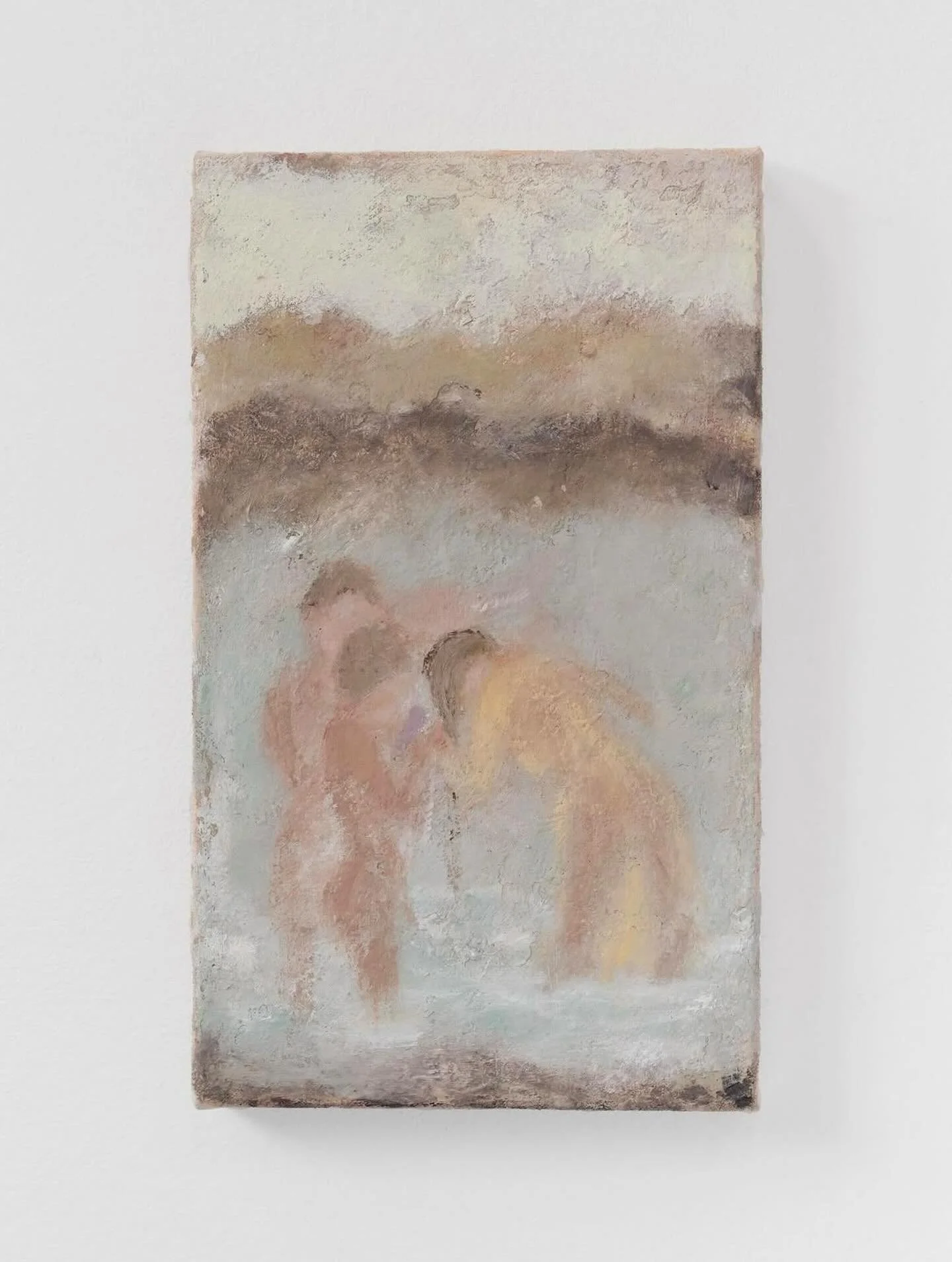 Under the same sun, oil, pigment, beeswax and clay ground on canvas, 32 x 19 cm by Merve Ceylan
.
.
.
.
.
.
.
.
.
#oilpainting #canvas #oiloncanvas #painter #painting