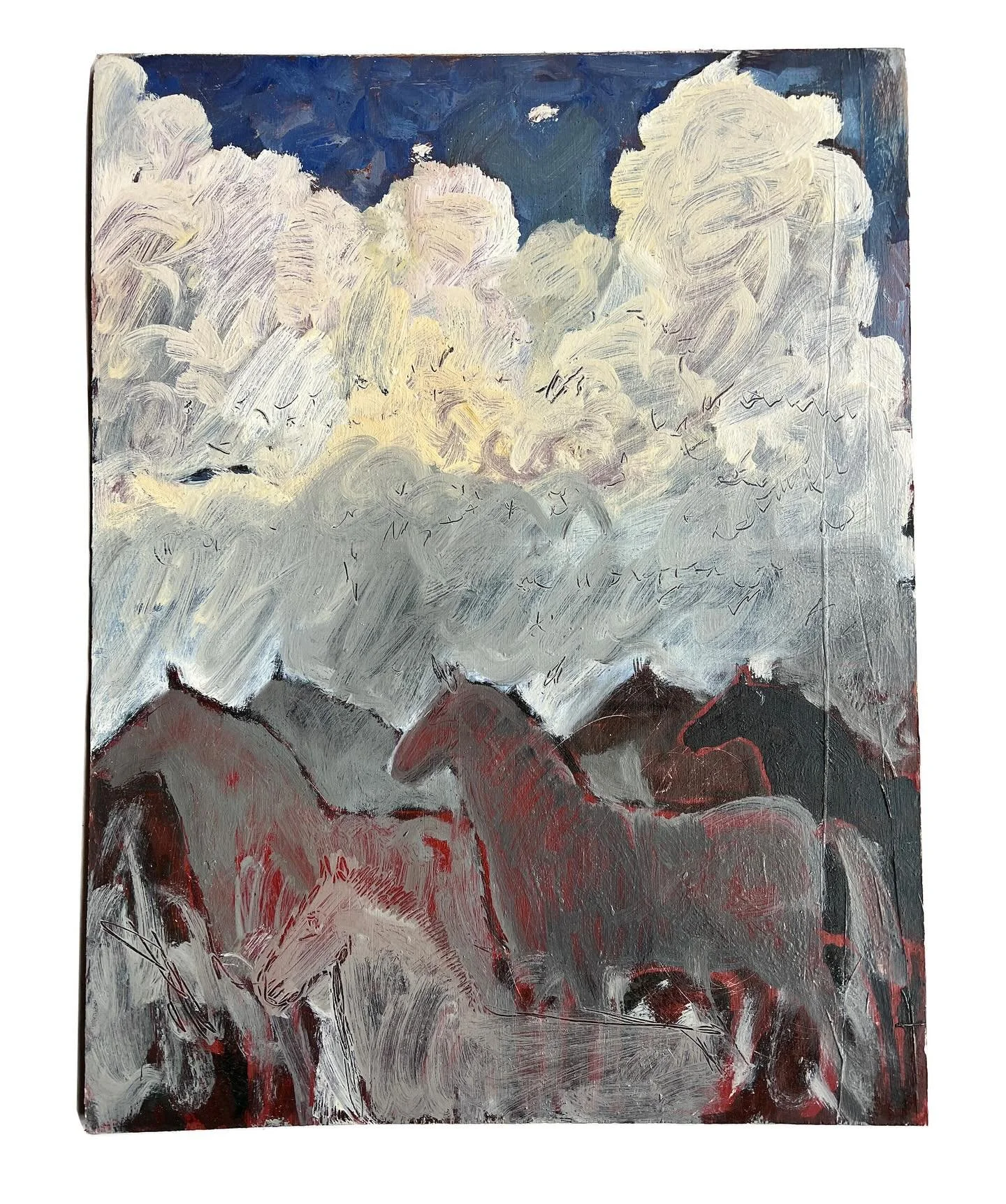 Ganoderma, Oil on panel by @hugowinderlind is available now through @halfofvenus gallery, dm or link in bio. Based in Brighton UK Hugo Winder-Lind finds inspiration for his artwork in the wild spaces between rural and urban culture and landscape, ste