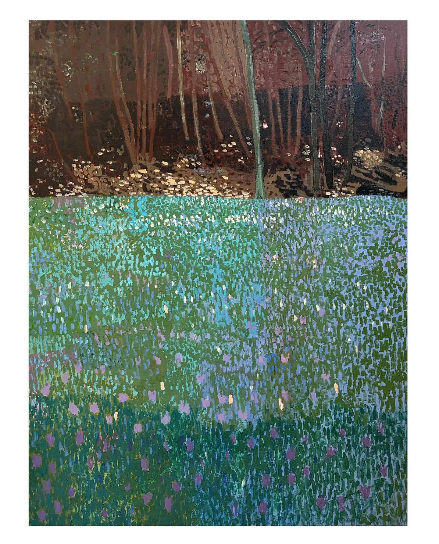 Into the Heart of Stillness by @ulla_scheinemann is now available via @halfofvenus. DM us or visit the link in bio. &laquo;&nbsp;I&rsquo;m deeply inspired by poetry, lyrics, and music. Words and phrases often spark ideas for my paintings and fuel my 