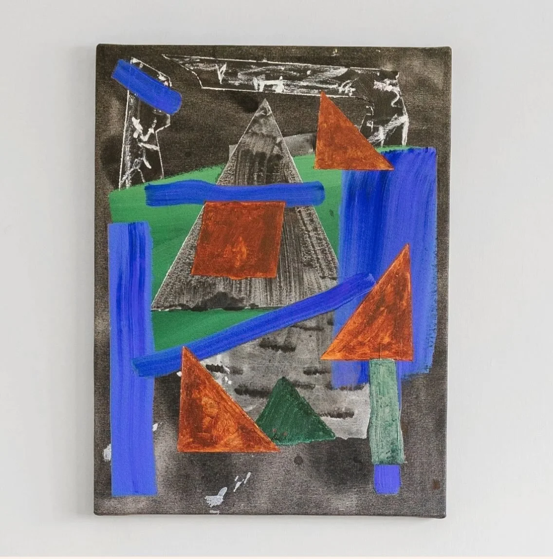 Elephants (&euro;370) by @dianaellinger in available through @halfofvenus gallery, dm or link in bio. Diana Ellinger is an Australian artist living and working in Nairobi, Kenya. Ellinger makes Frankenstein paintings. Her process-driven work is a pat