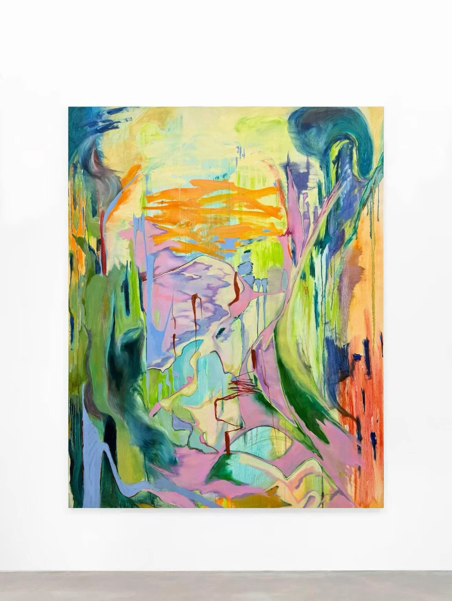 Steam rises by @haonyuan is now available on @halfofvenus gallery, dm or link in bio. Haonan Yuan(b. 2002) is currently studying painting at the Royal College of Art and is also the recipient of the ALI H. ALKAZZI Scholarship. In his work, painting m