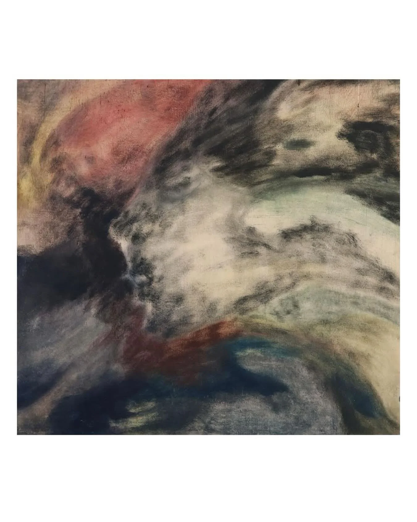 Kind, f&uuml;rchte dich nicht&nbsp;(Child, do not be afraid) by @layamilah is now available via @halfofvenus, link in bio or dm. Laya Mila B&ouml;ker (b. 1999, Hamburg) is a painter whose works are created in the tension between figurative and abstra