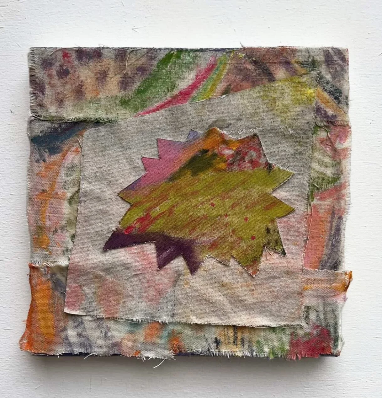 Incandescence (&euro;150) by @aoifedillonstudio is avalainle via @halfofvenus gallery. DM or link in bio. Aoife Dillon is an artist whose painting practice explores inner landscapes in response to contemporary distraction and psychological fragmentat