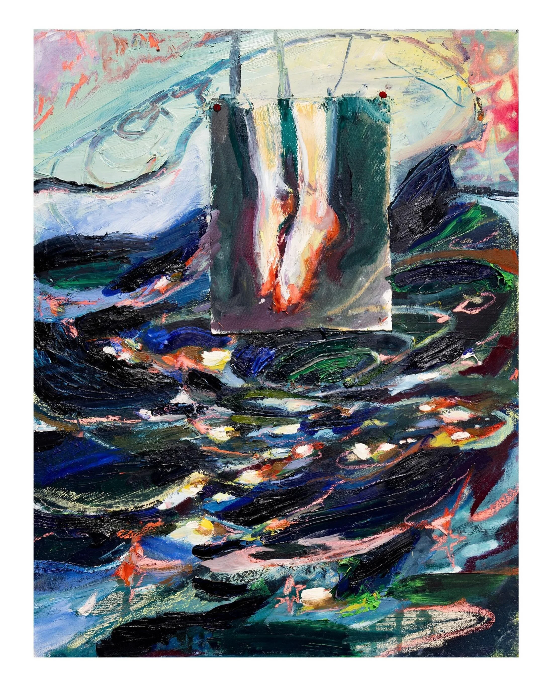 You&rsquo;re on My Time by @a.s.kruse is now featured on @halfofvenus gallery. DM or link in bio for enquiries. Alison Kruse&rsquo;s work is rooted in a search for honesty. Focused on faithfully representing her emotional responses to the world, she 