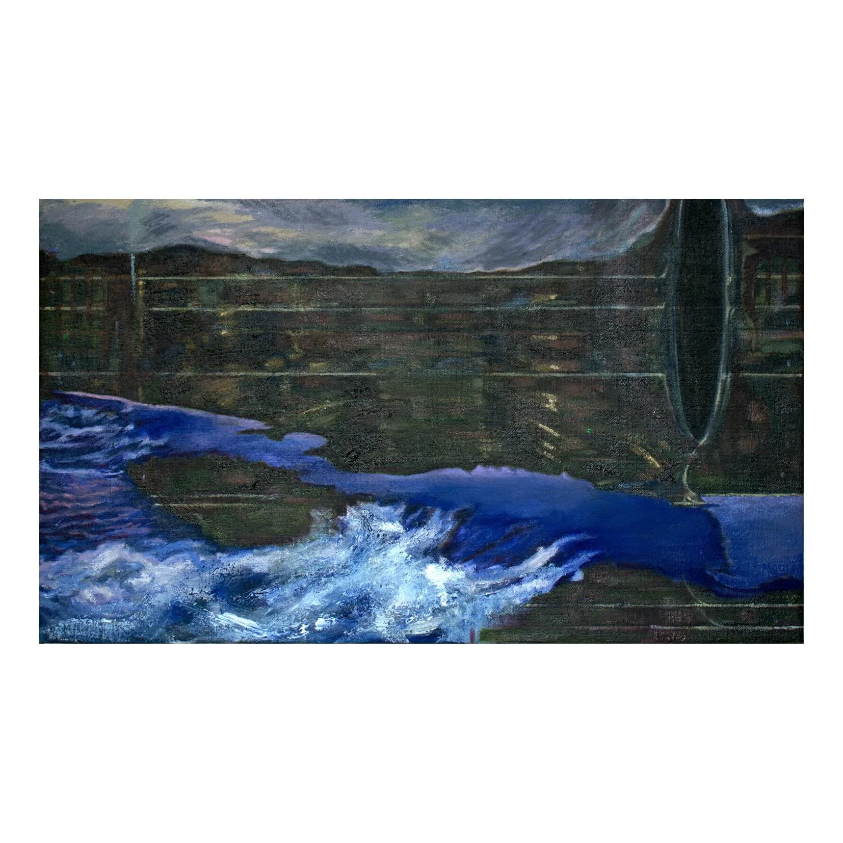 The Error Of Mondrian (And Two Accidents) by @martinsnatacha is now featured on @halfofvenus gallery. DM or link in bio for enquiries. Natacha Martins (b. 1997, Portugal) uses painting and painting environments to explore the concept of desire and&nb