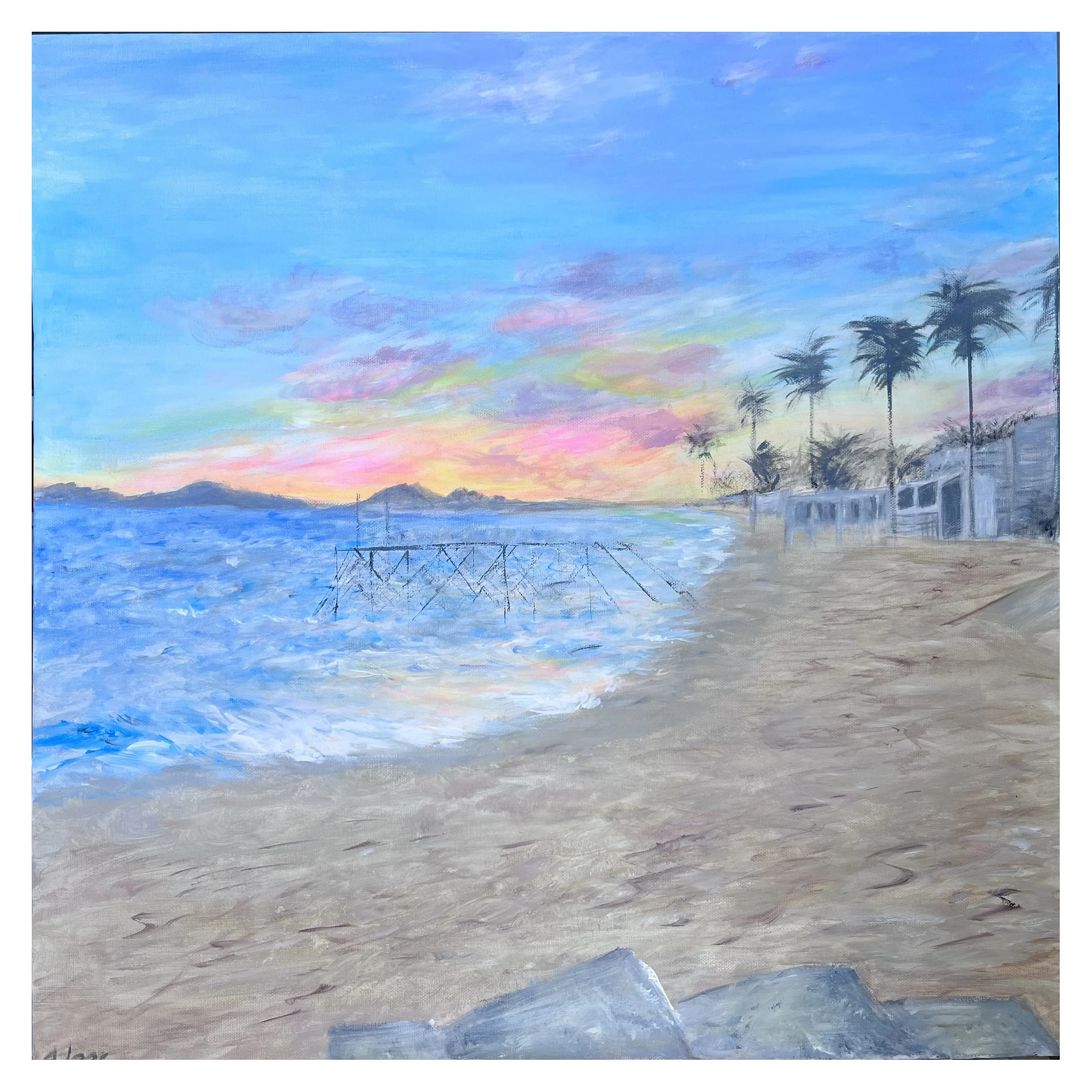 Sunset in Cannes