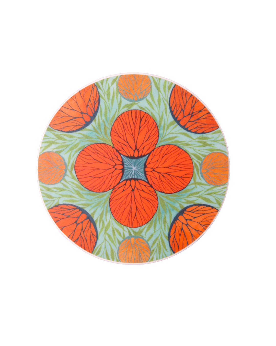 Poppies - Circle Sticker