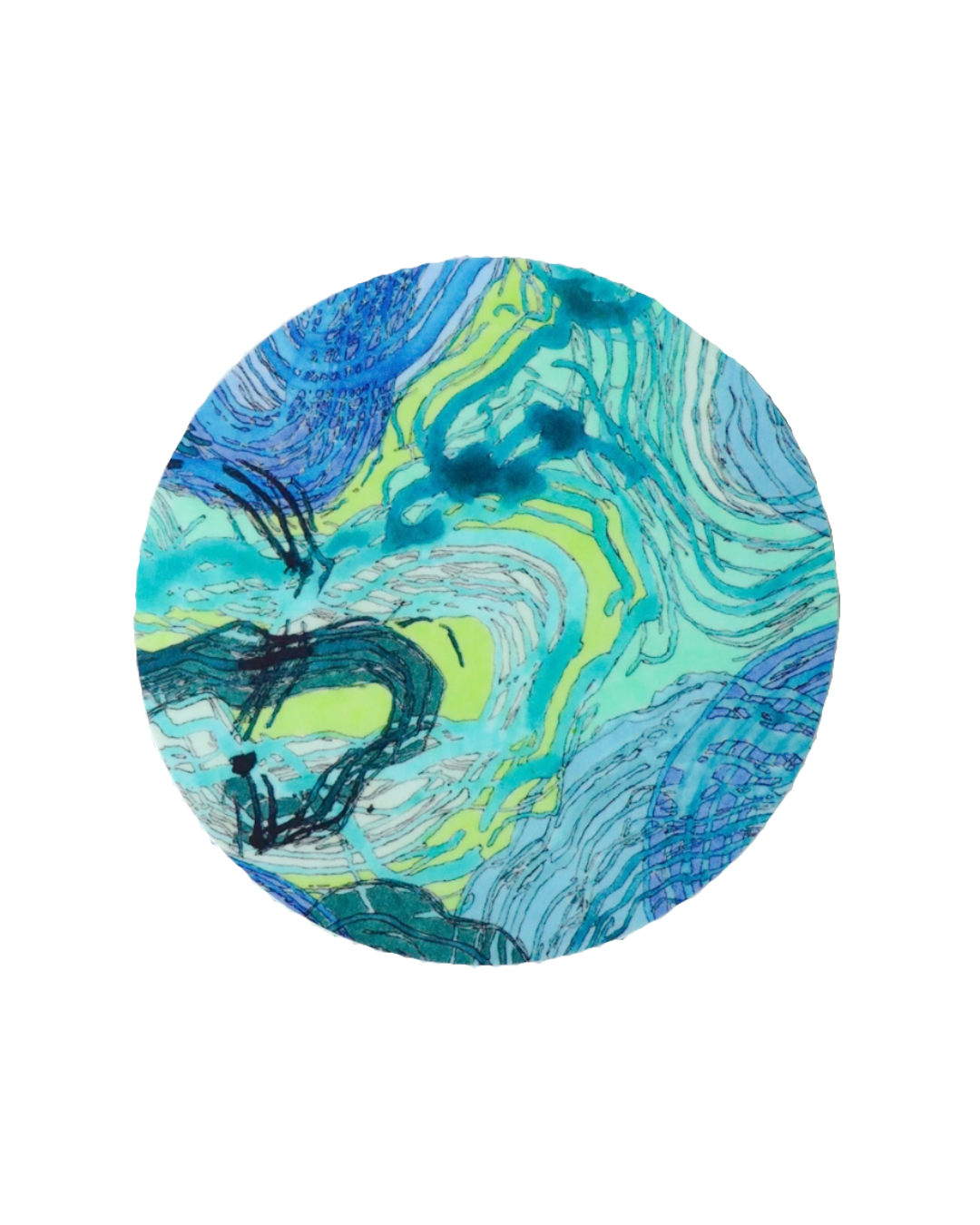 Run Swiftly - Circle Sticker
