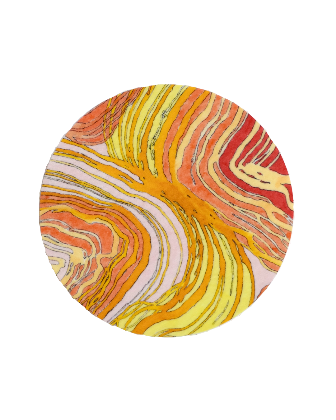 Village - Circle Sticker