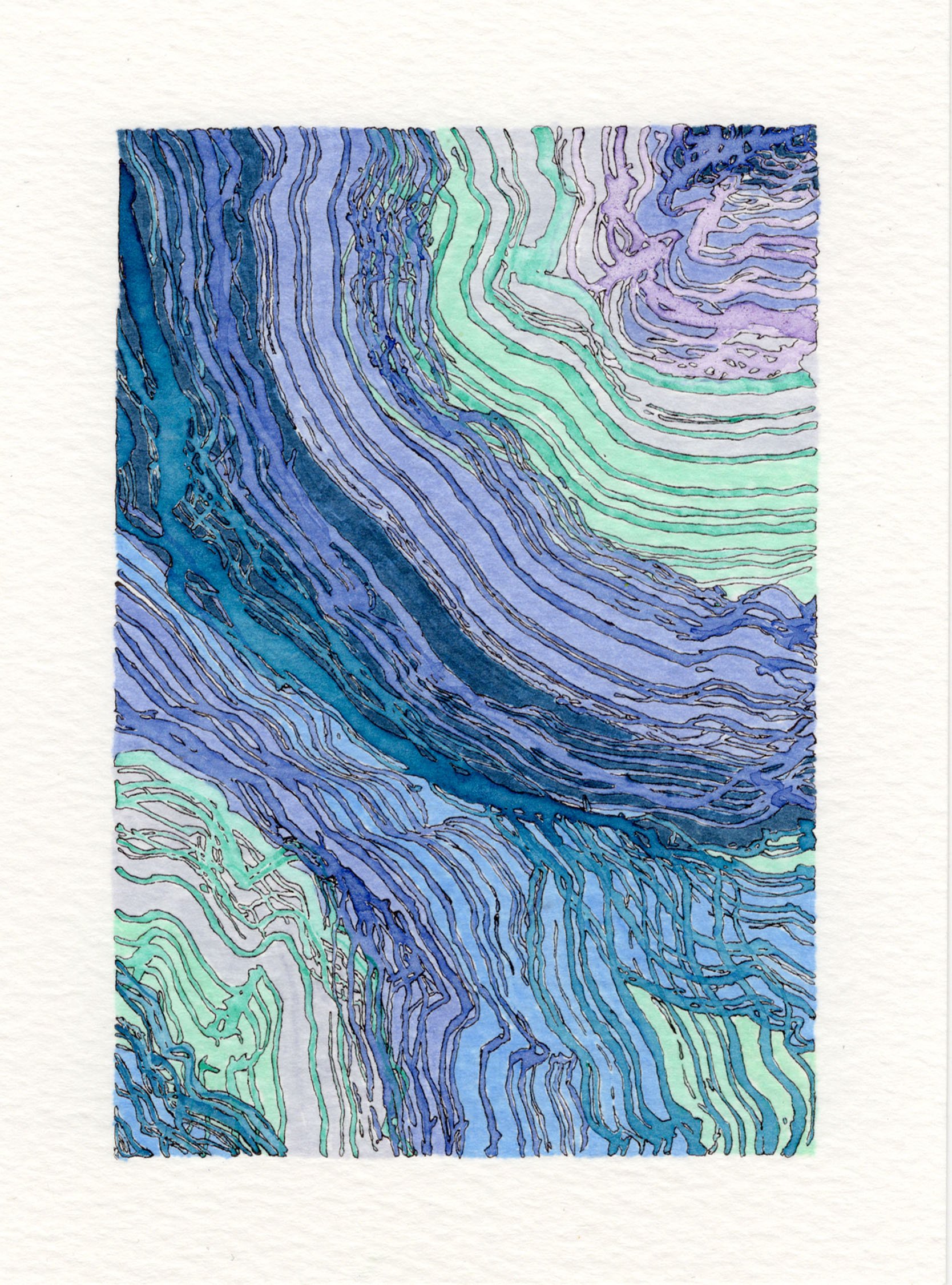 SKY - Inktober Original 4.5x6'