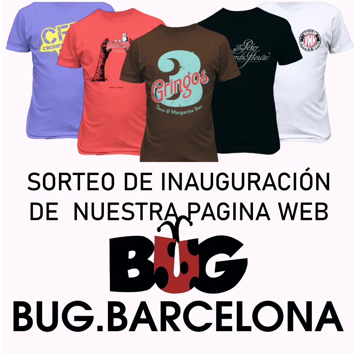 SORTEO CERRADO - PRONTO ANUNCIAREMOS LOS GANADORES

🔥Sorteo de inauguraci&oacute;n de nuestra pagina web! 🔥

Para celebrar la inauguraci&oacute;n de nuestra pagina web sortearemos 2 CAMISETAS PERSONALIZADAS con la imagen a elegir por el ganador/a e