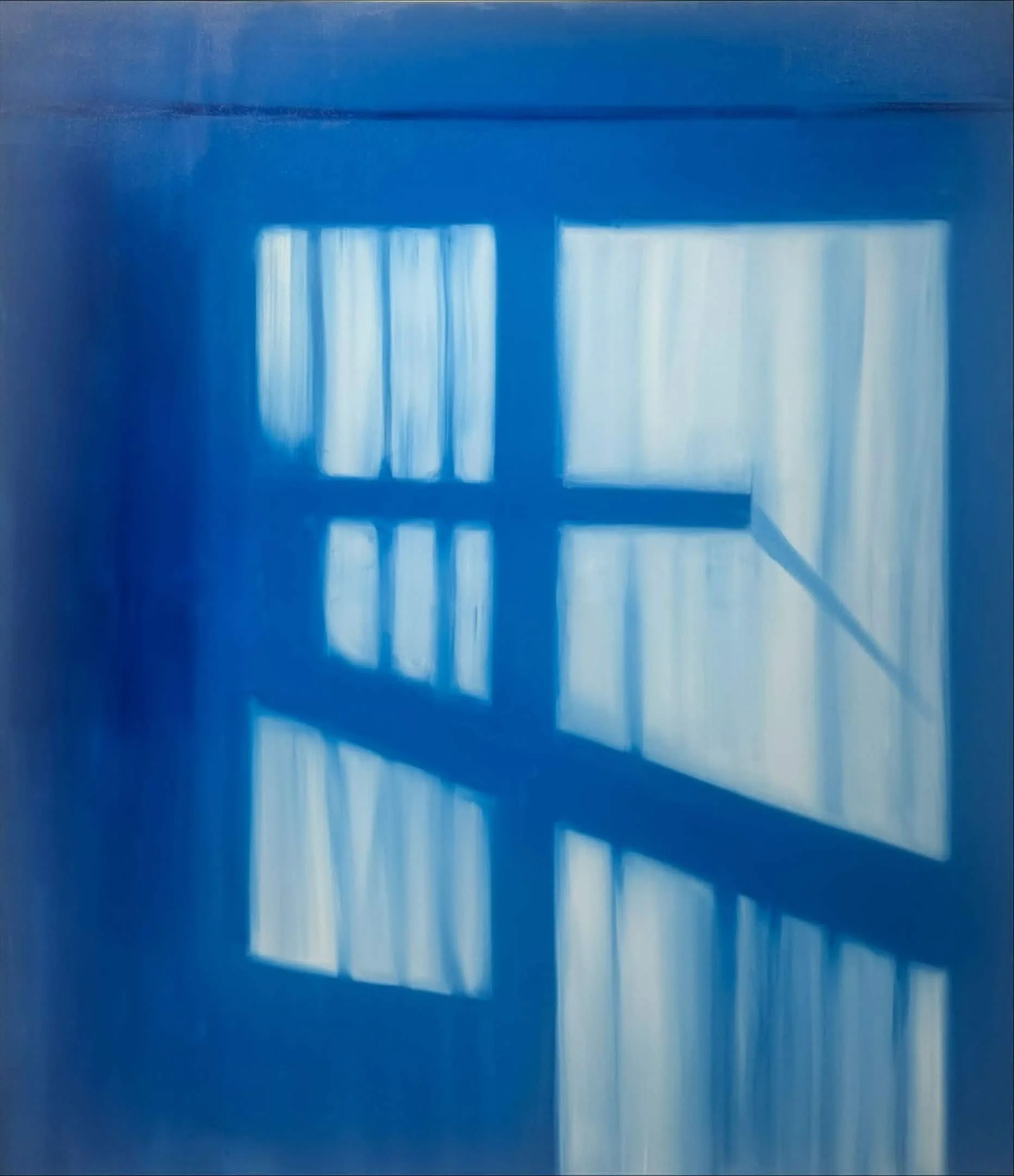 Where it's still (2025), 160 x 140 cm, acrylic on canvas