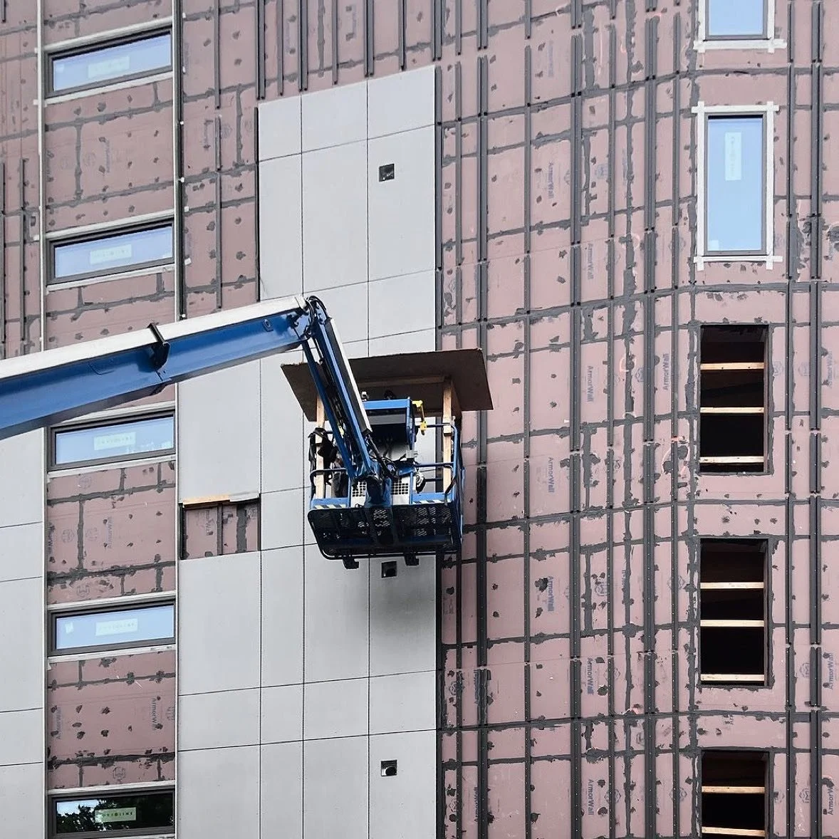 Repost from @exosurfaces
&bull;
11 East Lenox, designed by Monte French Design Studio, showcases #K&Oslash;L Fiber Cement panels and TONALITY&reg; Ceramic Facade Panels, both accompanied by #exoFRAMING. All of these components were supplied by us in 