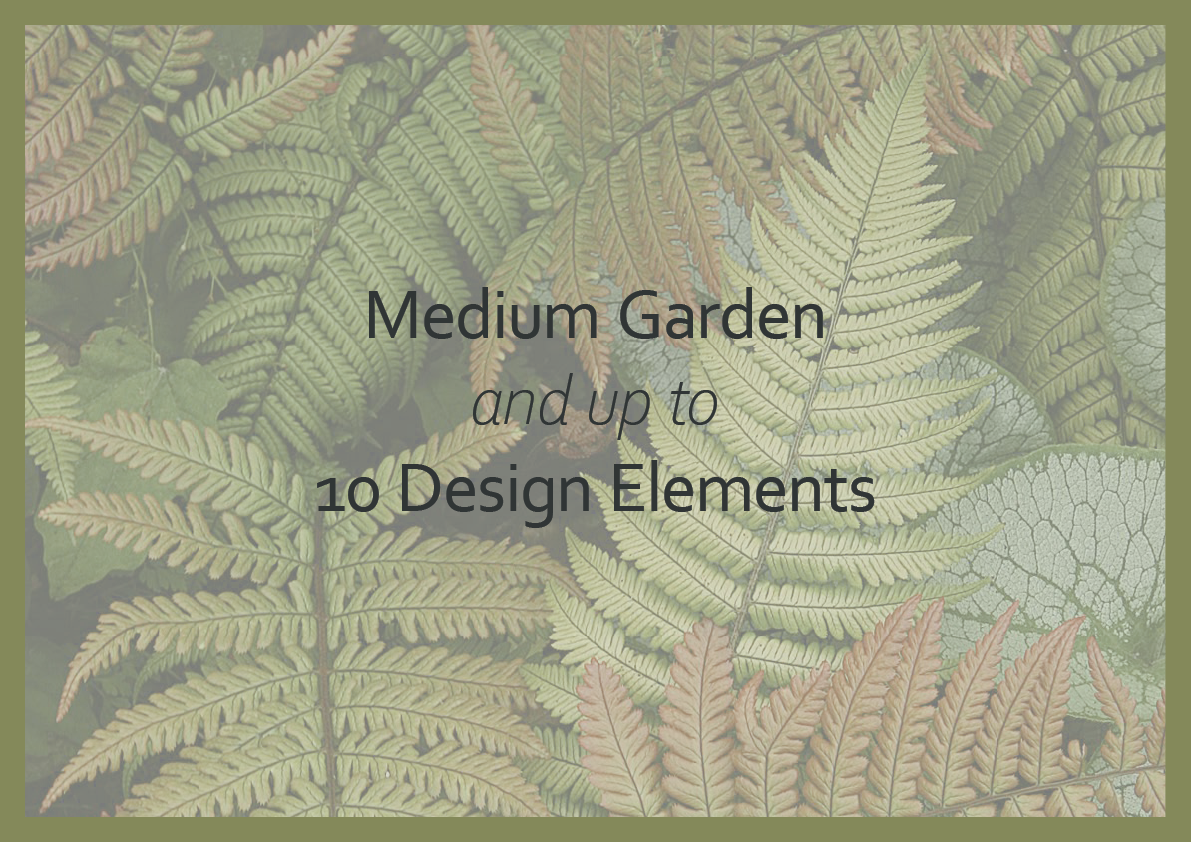 The Medium Online Garden Design Package