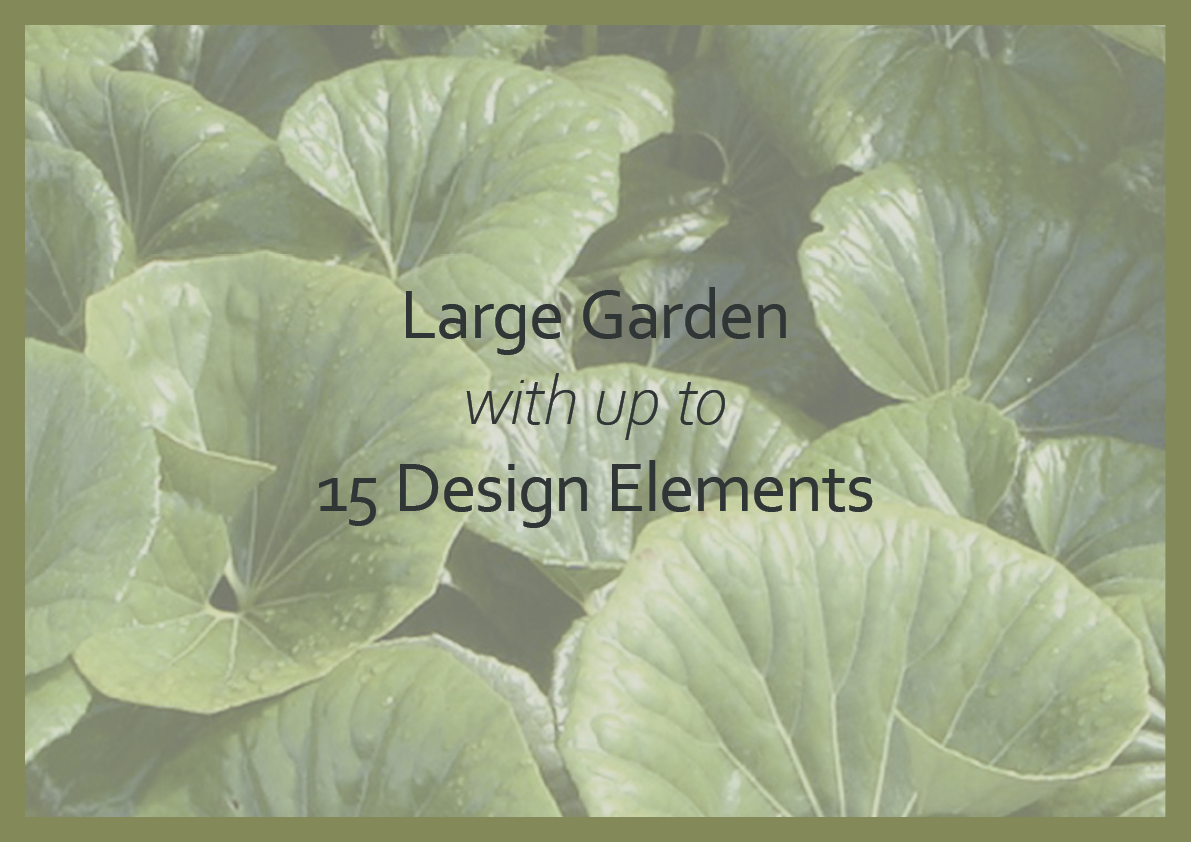 The Large Online Garden Design Package