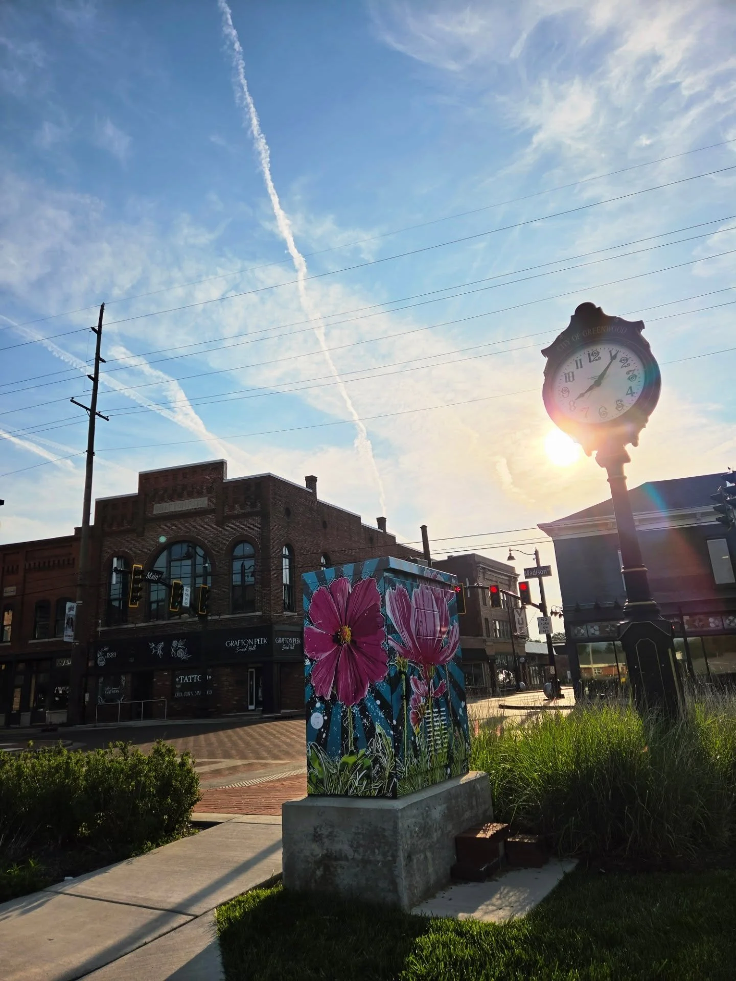 There&rsquo;s just something special about a sunny day in Old Town Greenwood. ☀️

Whether we're welcoming a wedding, shower, celebration, meeting, or community gathering, we're grateful to call this beautiful corner of downtown home. Thank you to eve