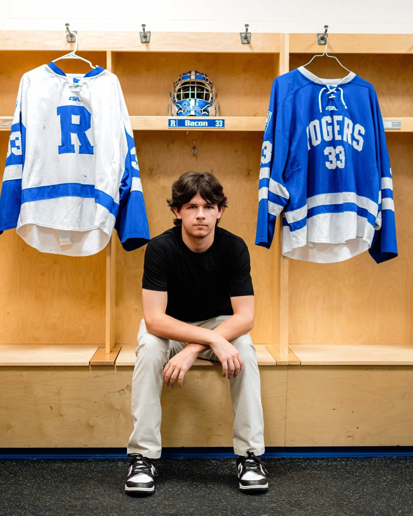 During Tyler's senior session, we had to incorporate his passion for hockey!