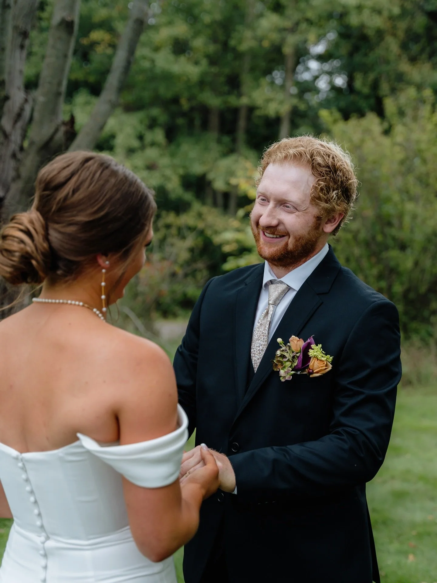 This moment is one of my favorites during the wedding day- your first look with one another. The anticipation and excitement about your day and to see your person is at an all time high, and all the emotions come out the second you see each other! 

