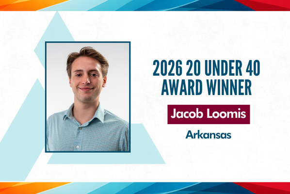 NASCA Press Release: Jacob Loomis Announced as 2026 20 Under 40 Award Winner
