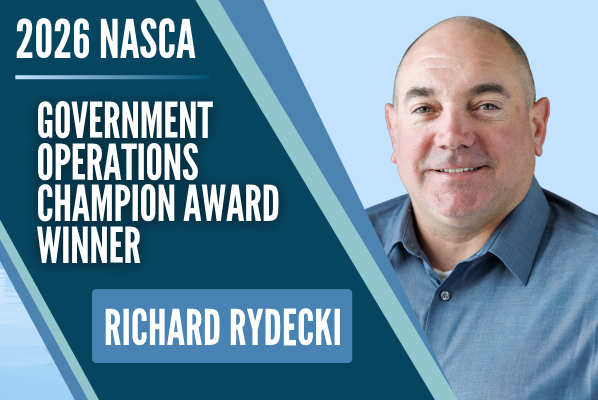 NASCA Press Release: Richard Rydecki Announced as 2026 Government Operations Champion Award