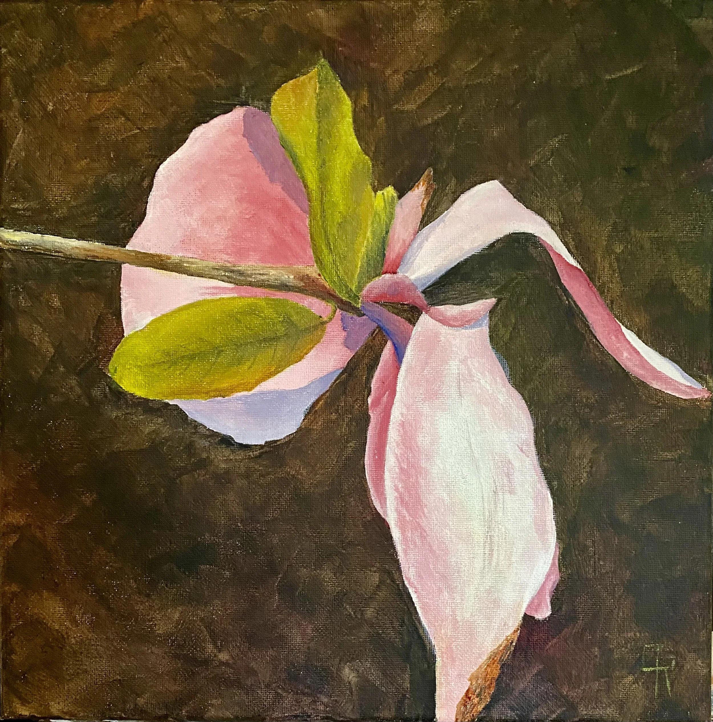 Magnolia 2 (12 x 12, acrylic - SOLD)