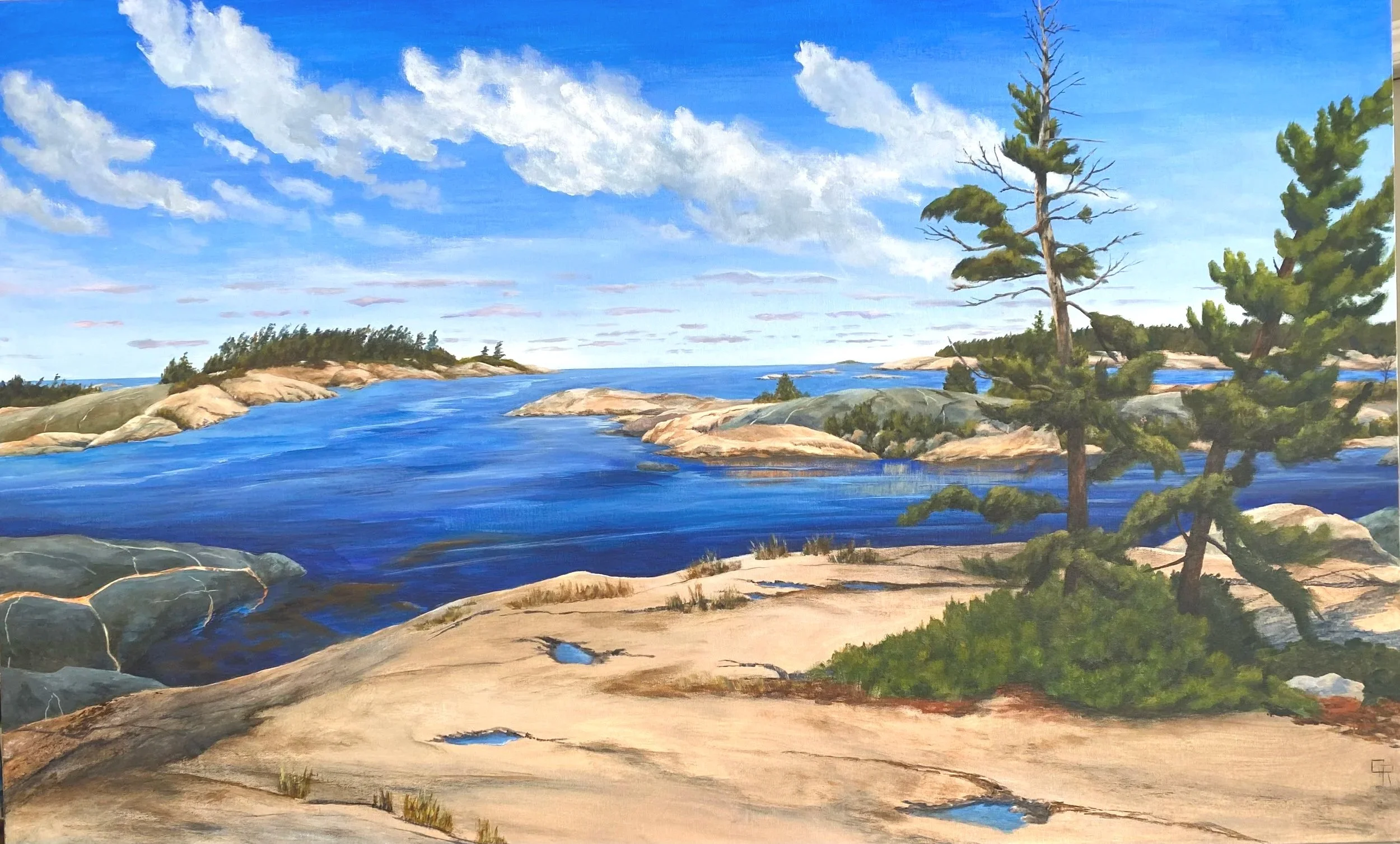 The Cathcarts (60"x30", acrylic)