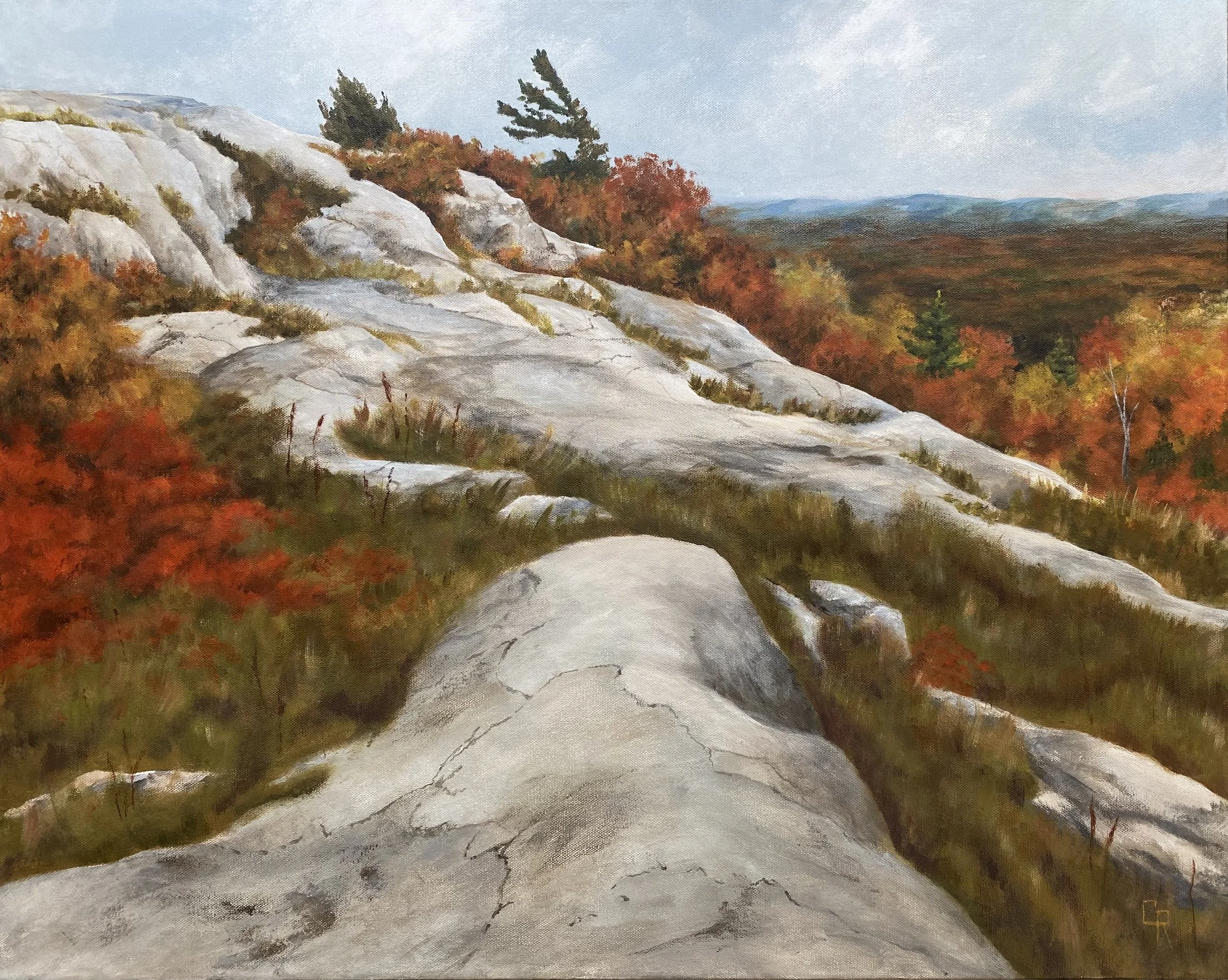 High Ground II (36 x 30, acrylic - SOLD)