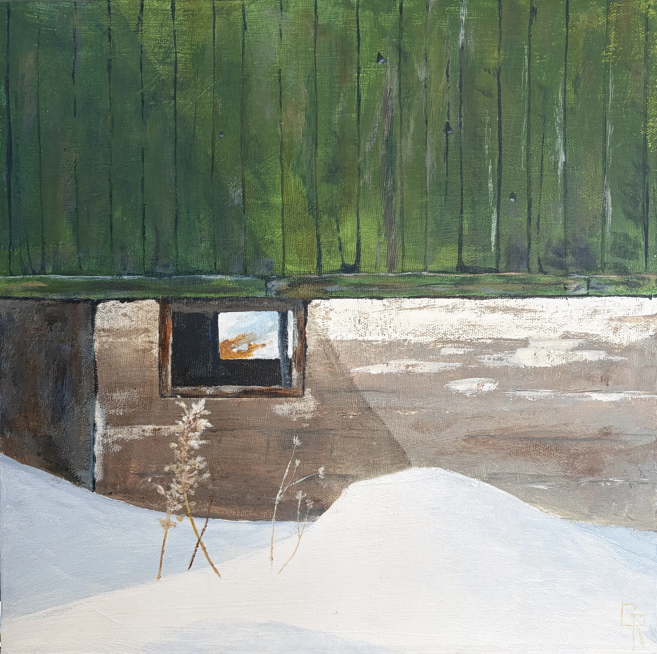 SIde Wall (12 x 12, acrylic - Available $150.00 CAN)