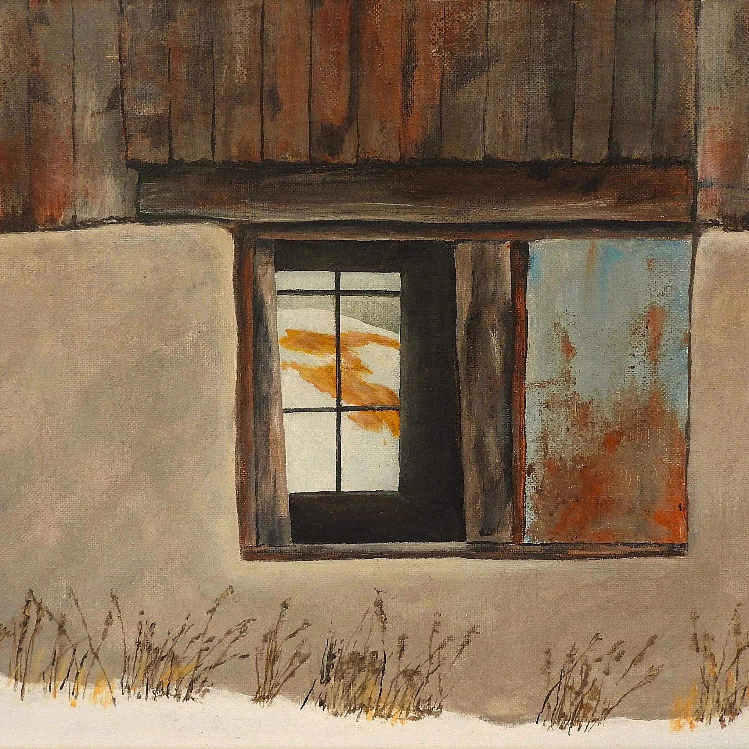 See Through (12 x 12, acrylic - SOLD) 