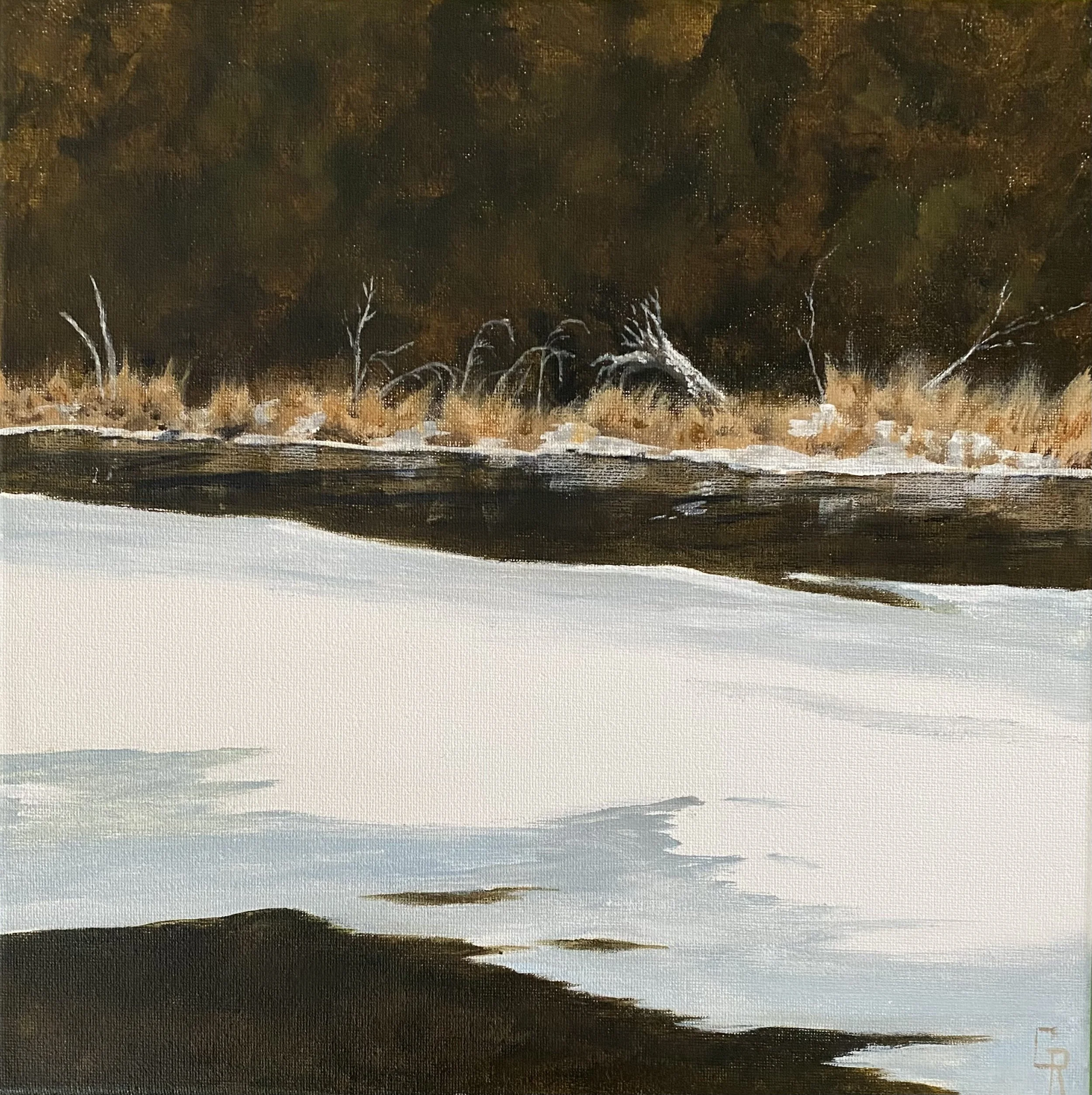 Reflections II (12 x 12, acrylc -SOLD)