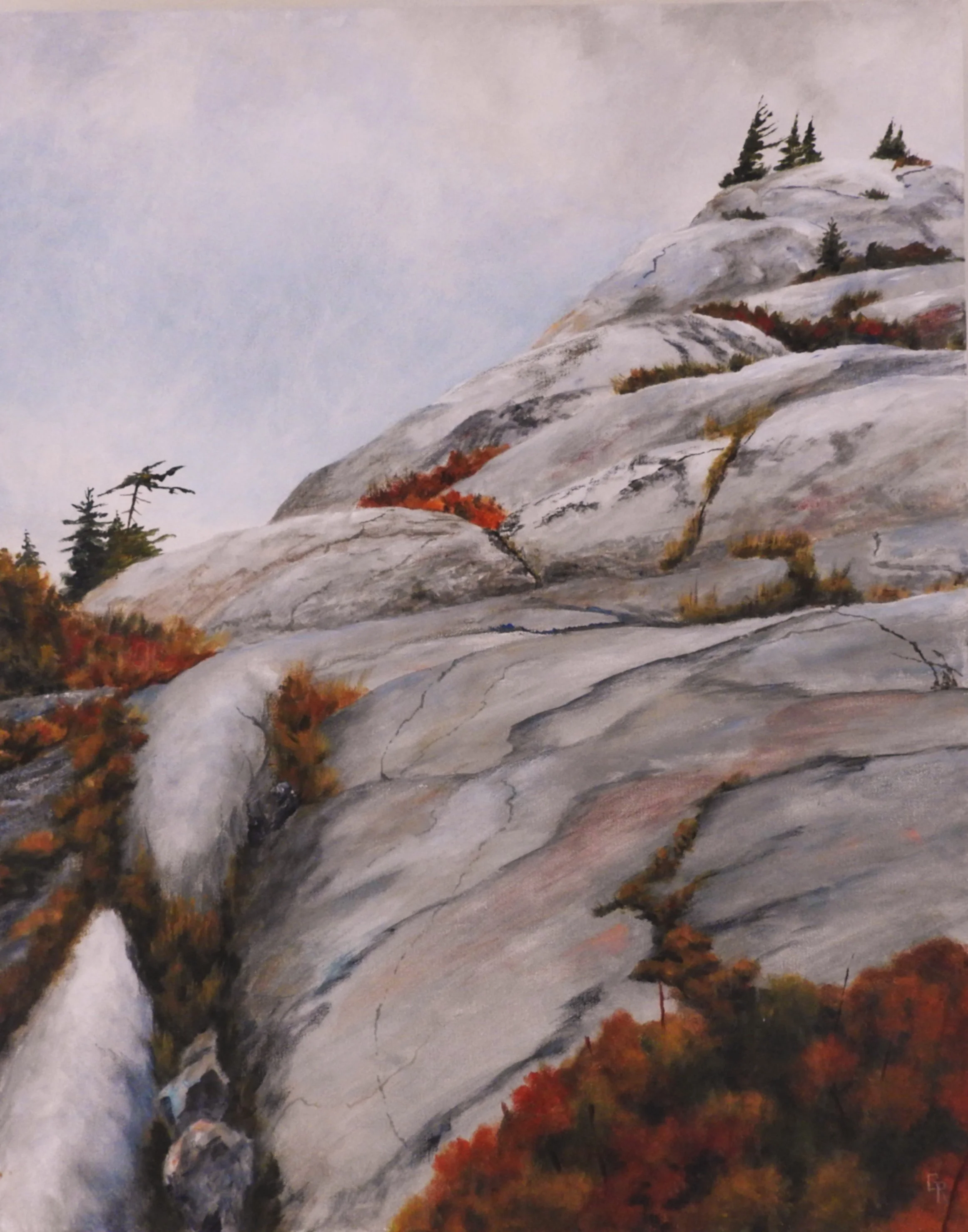 The Climb (24 x 30, acrylic - SOLD)