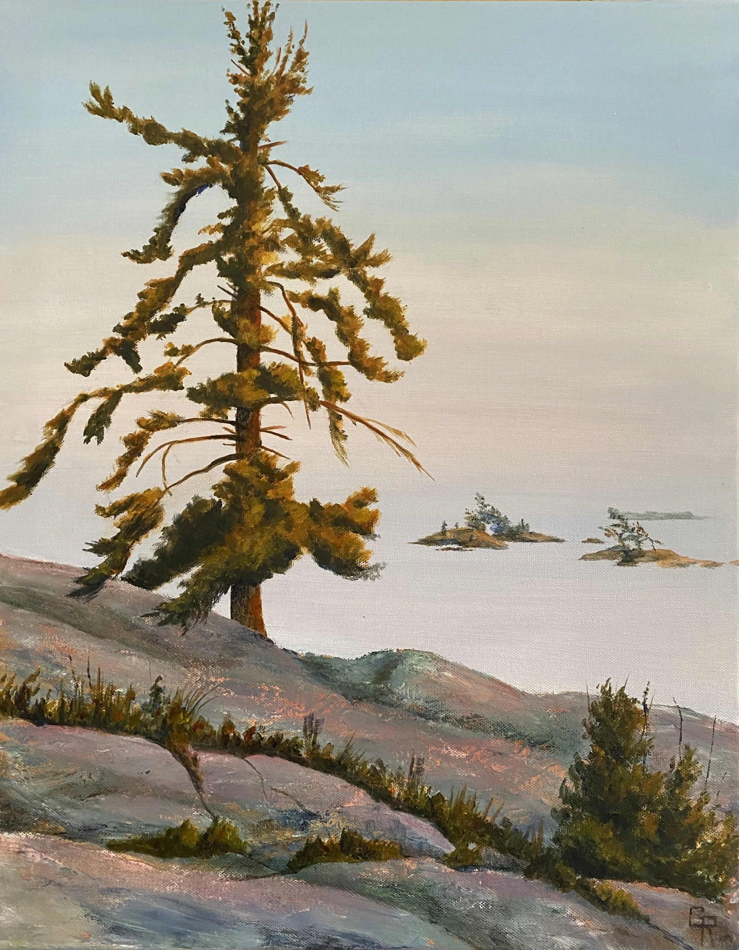 Dusk (24"x16", acrylic) SOLD