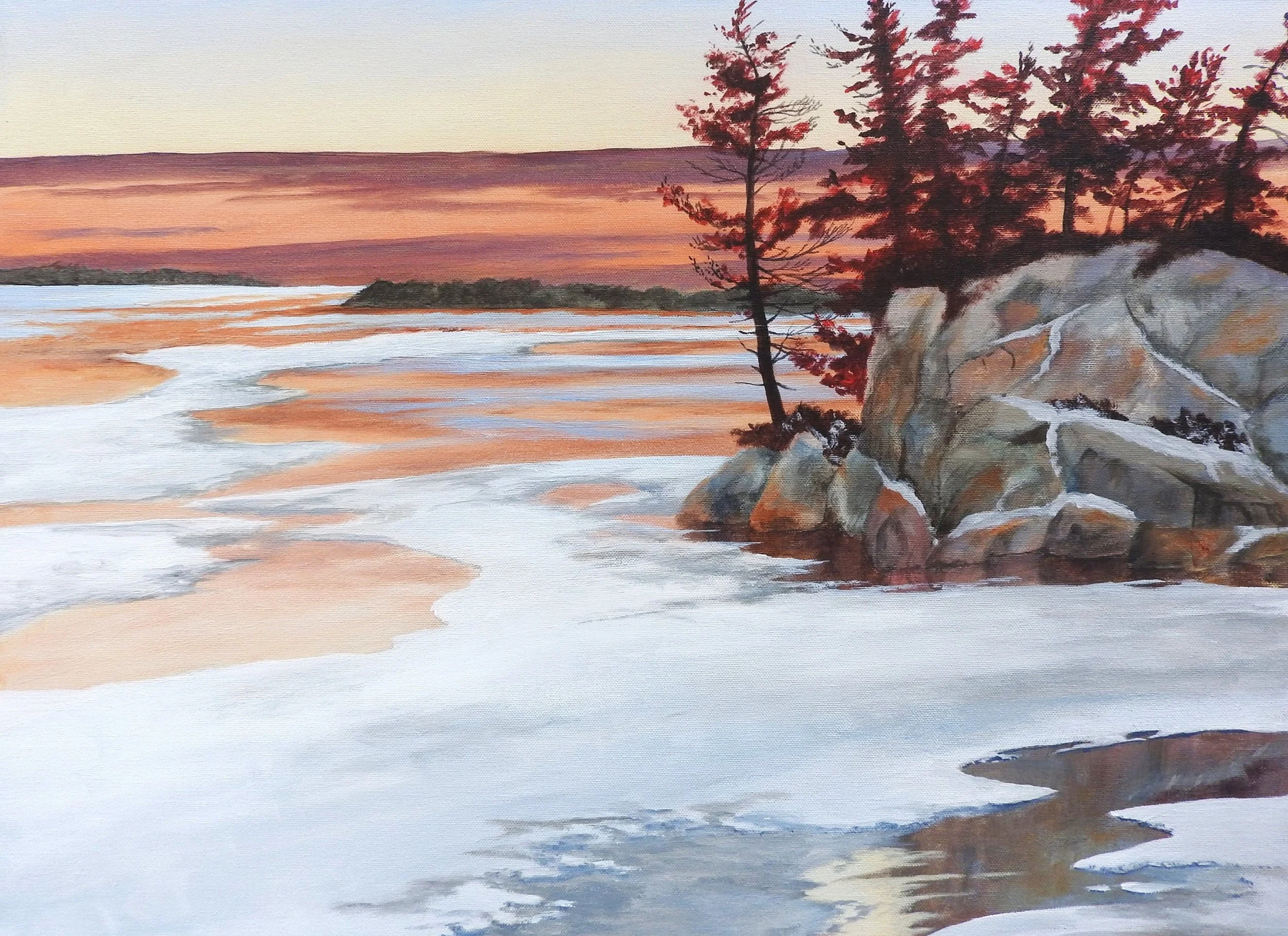 Sundown (20 x 16, acrylic) SOLD