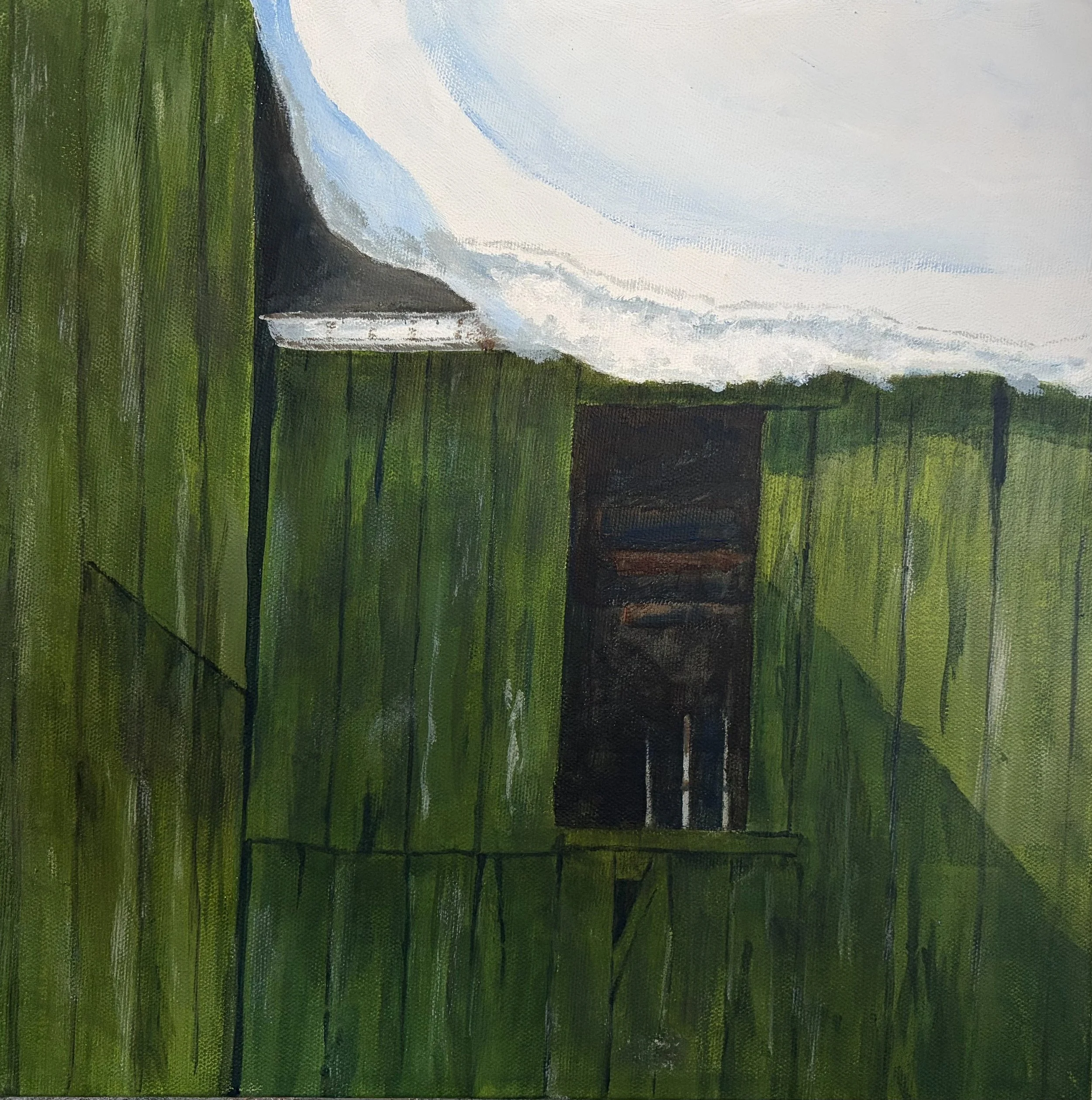 Roof Drift (12 x 12, acrylic - Available $150.00 CAN)