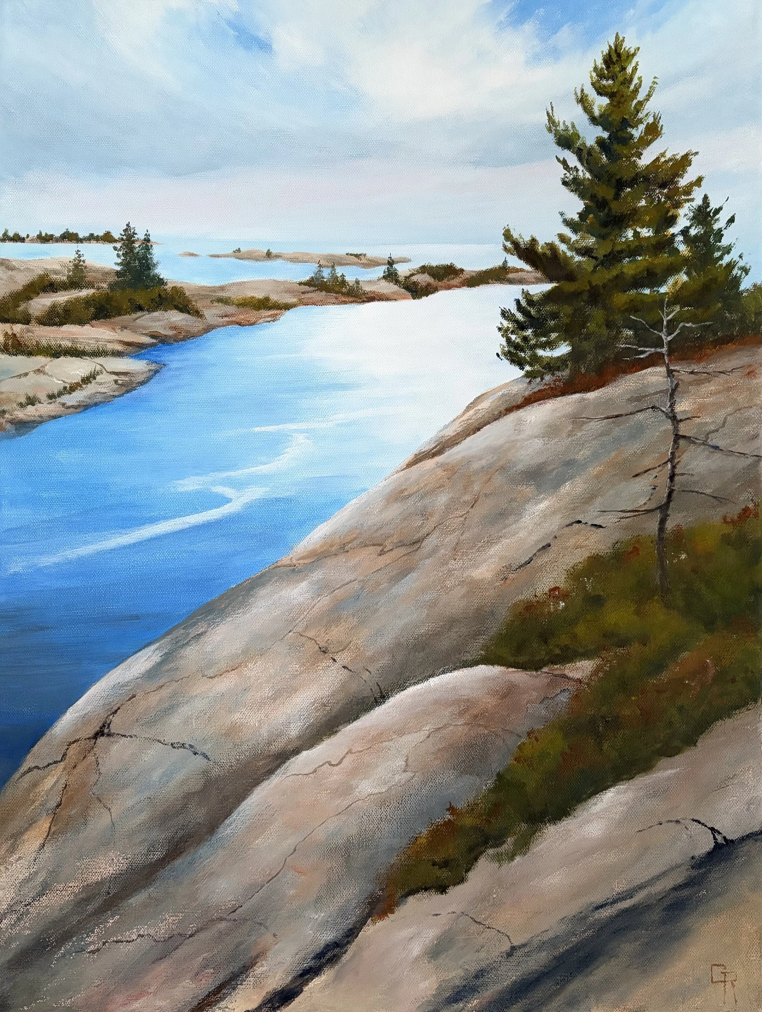 Out to the Horizon (18 x 24, acrylic) AVAILABLE $300.00 CAN