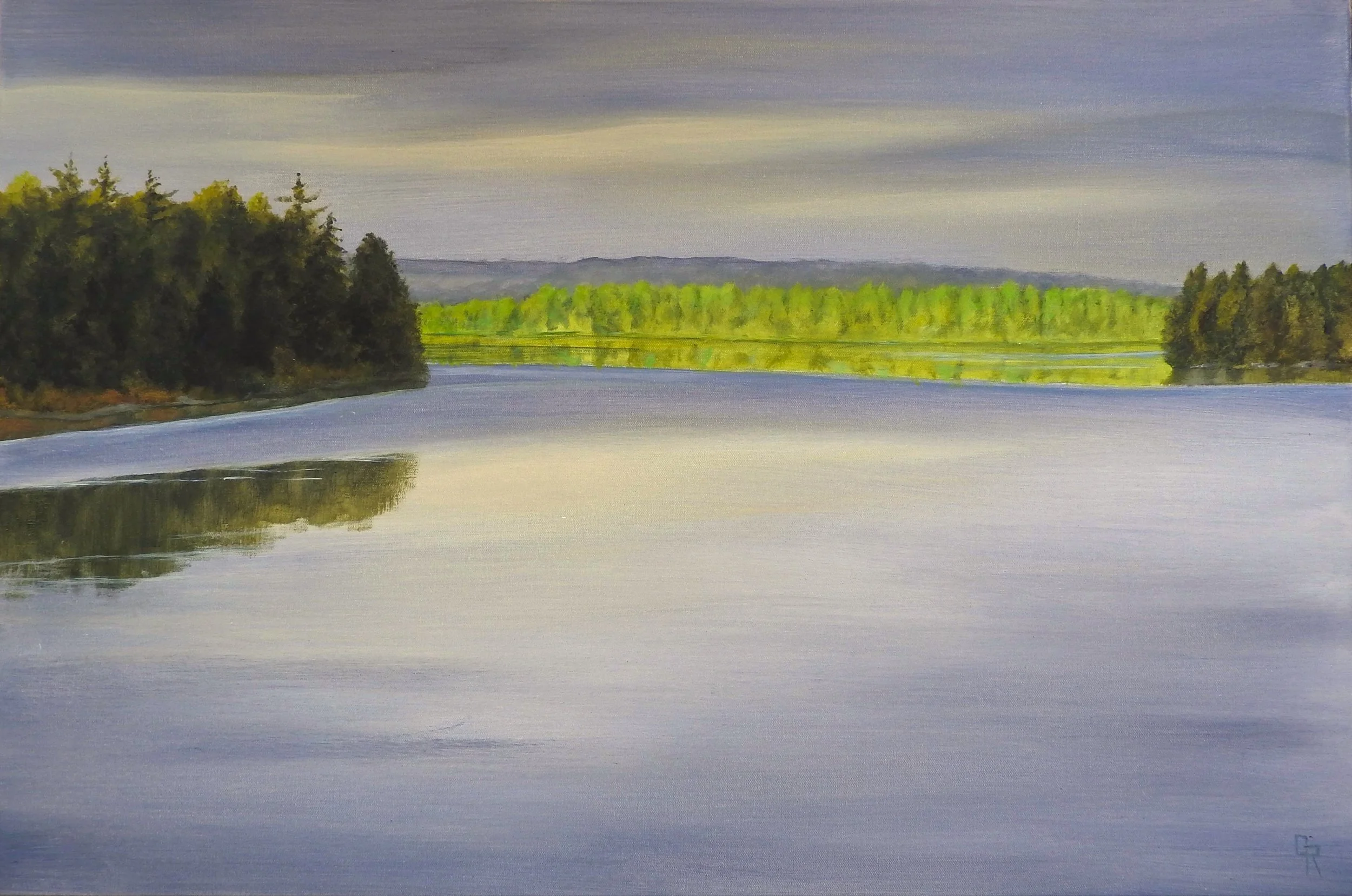 The Light After the Storm (36 x 24, acrylic - SOLD)