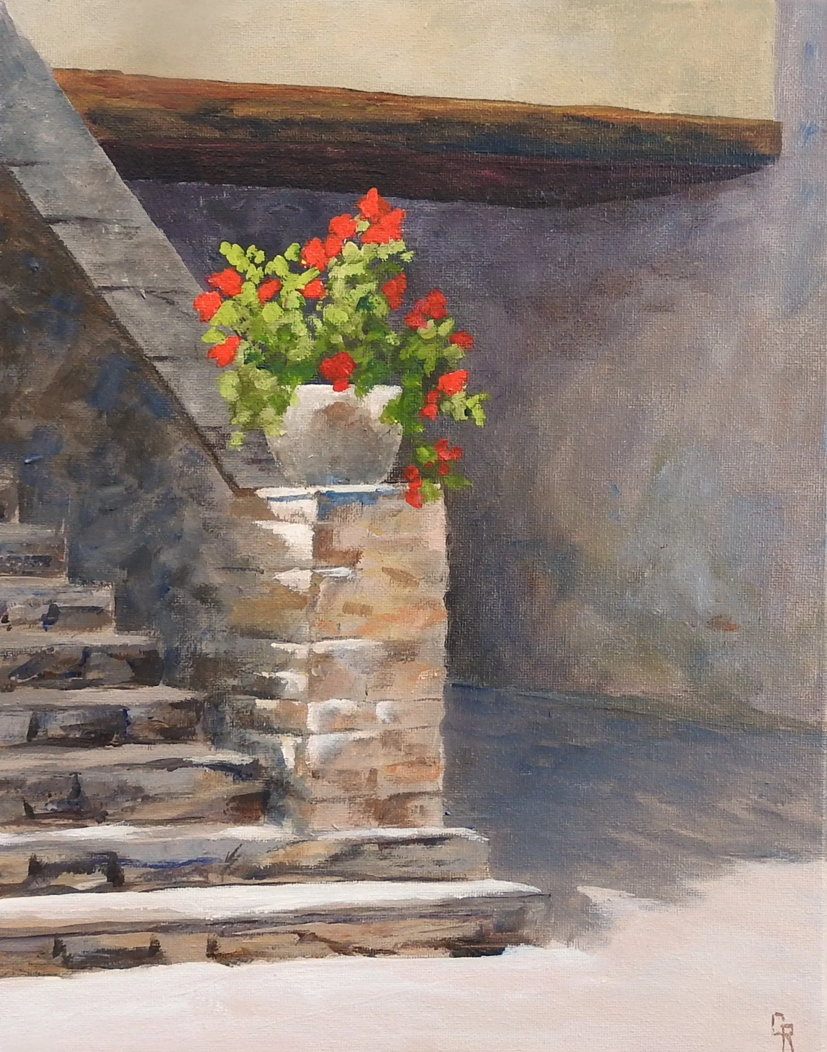 Morning Light, San Donato (11 x 14, acrylic) SOLD