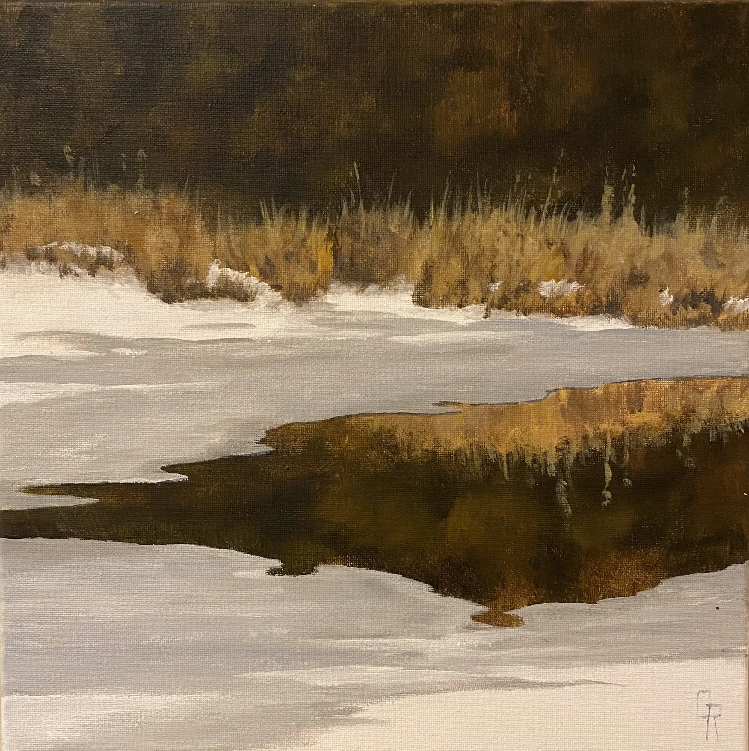 Refelctions I (12 x 12, acrylic - SOLD