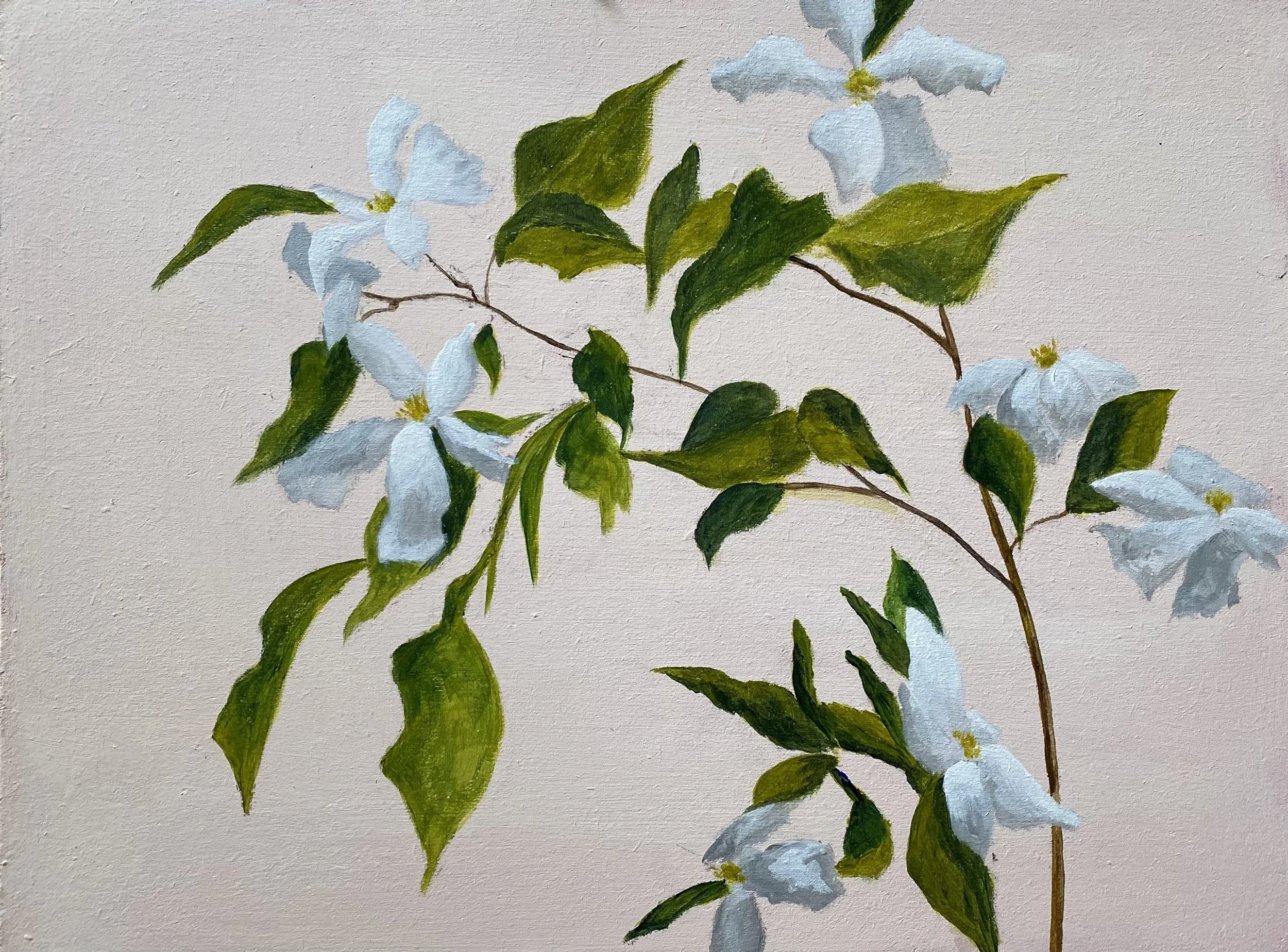 Blossoms (14 x 11, acrylic - SOLD) 