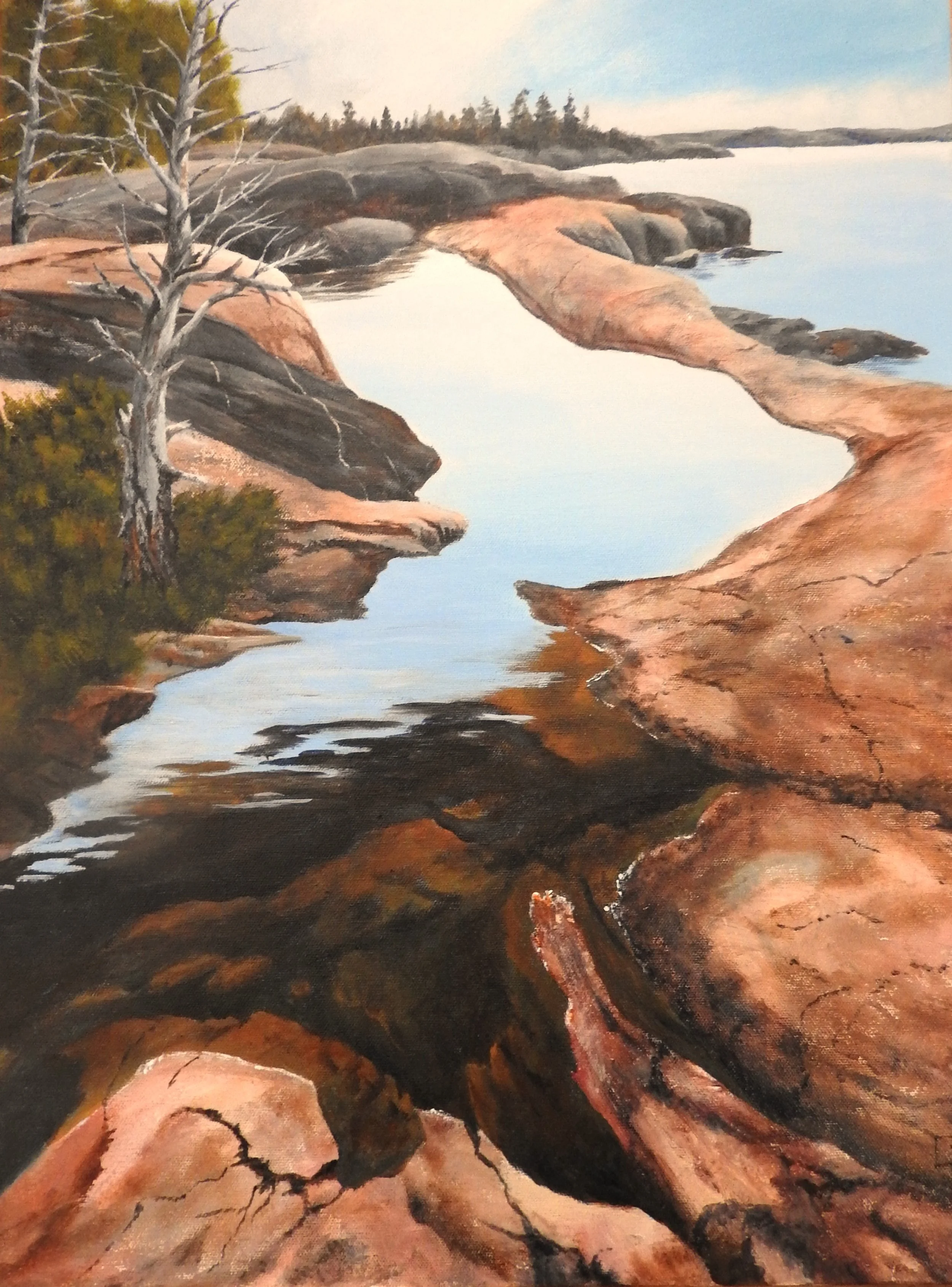 Inner Basin (24 x 18, acrylic) SOLD