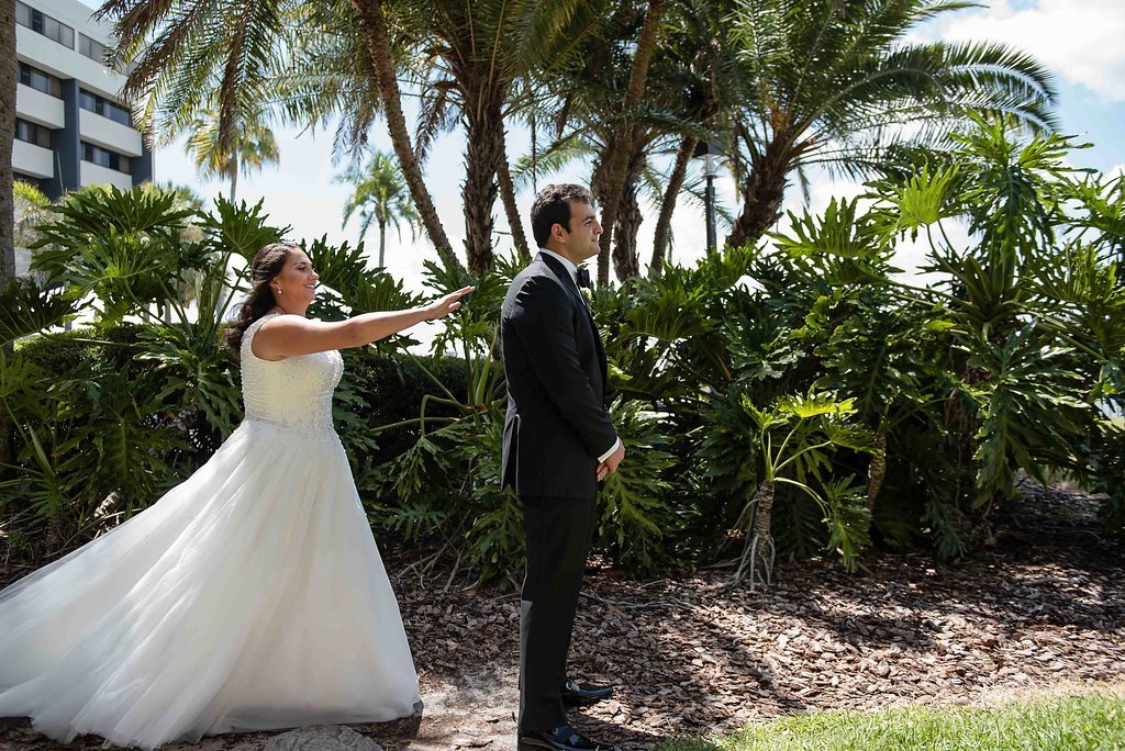 Heartwarming First Look Moment on Wedding Day | Creative fx studios