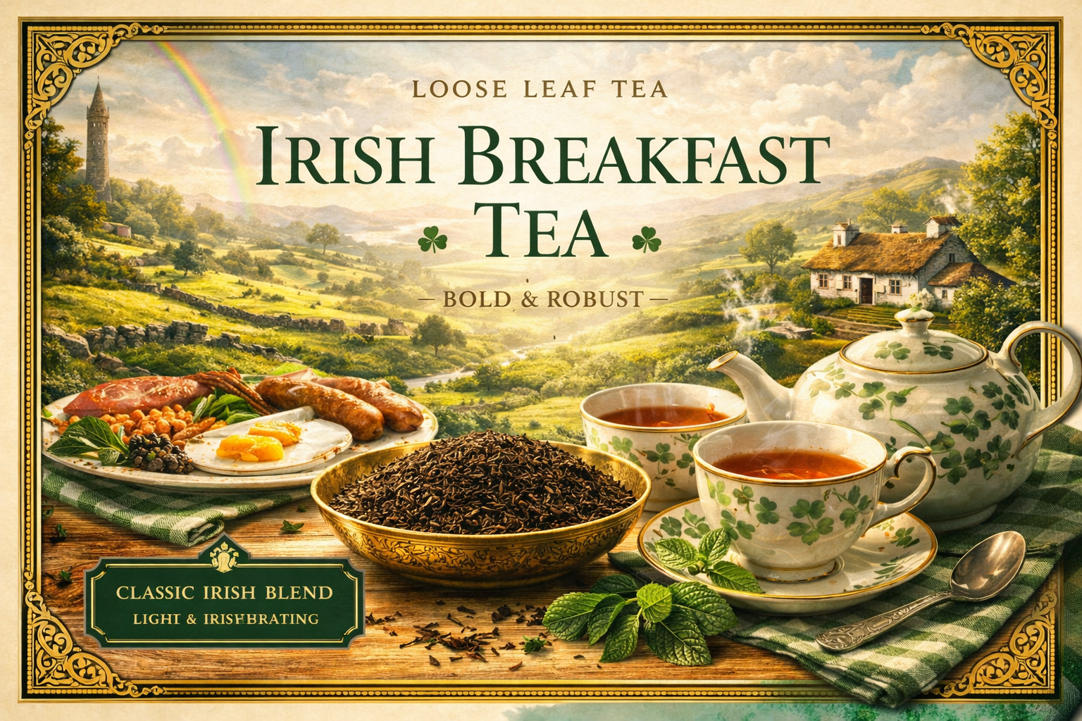 Irish Breakfast Tea | Bold Black Tea Blend