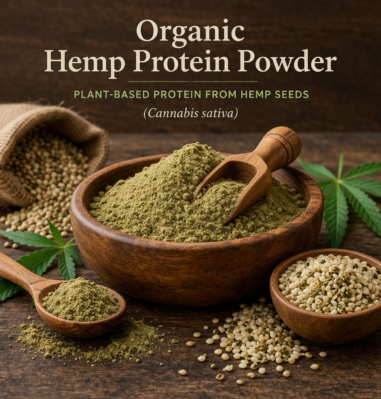 Organic Hemp Protein Powder | Plant-Based Protein from Hemp Seeds